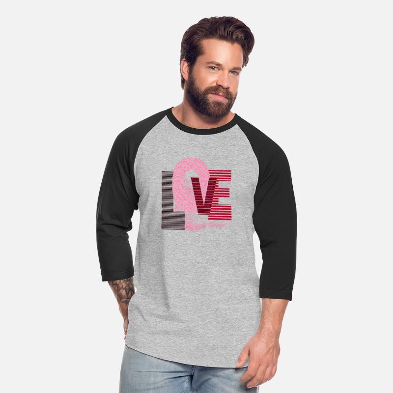 Love Geometric Magenta Letter
