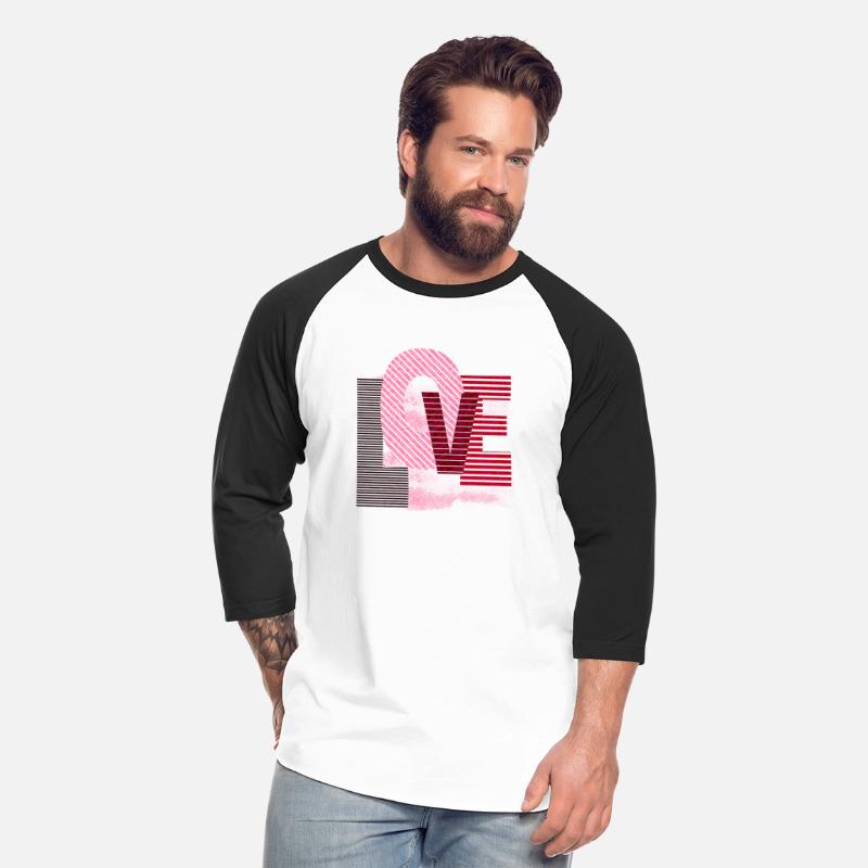 Love Geometric Magenta Letter