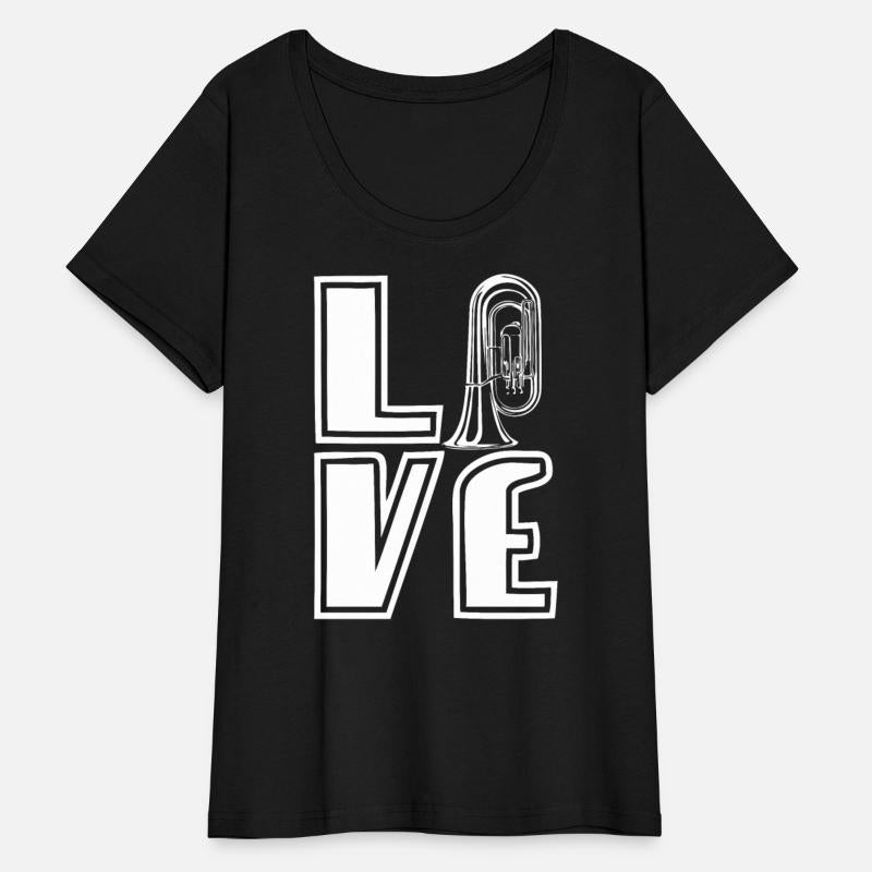 Love Tuba Music Student Player Marching Band Brass