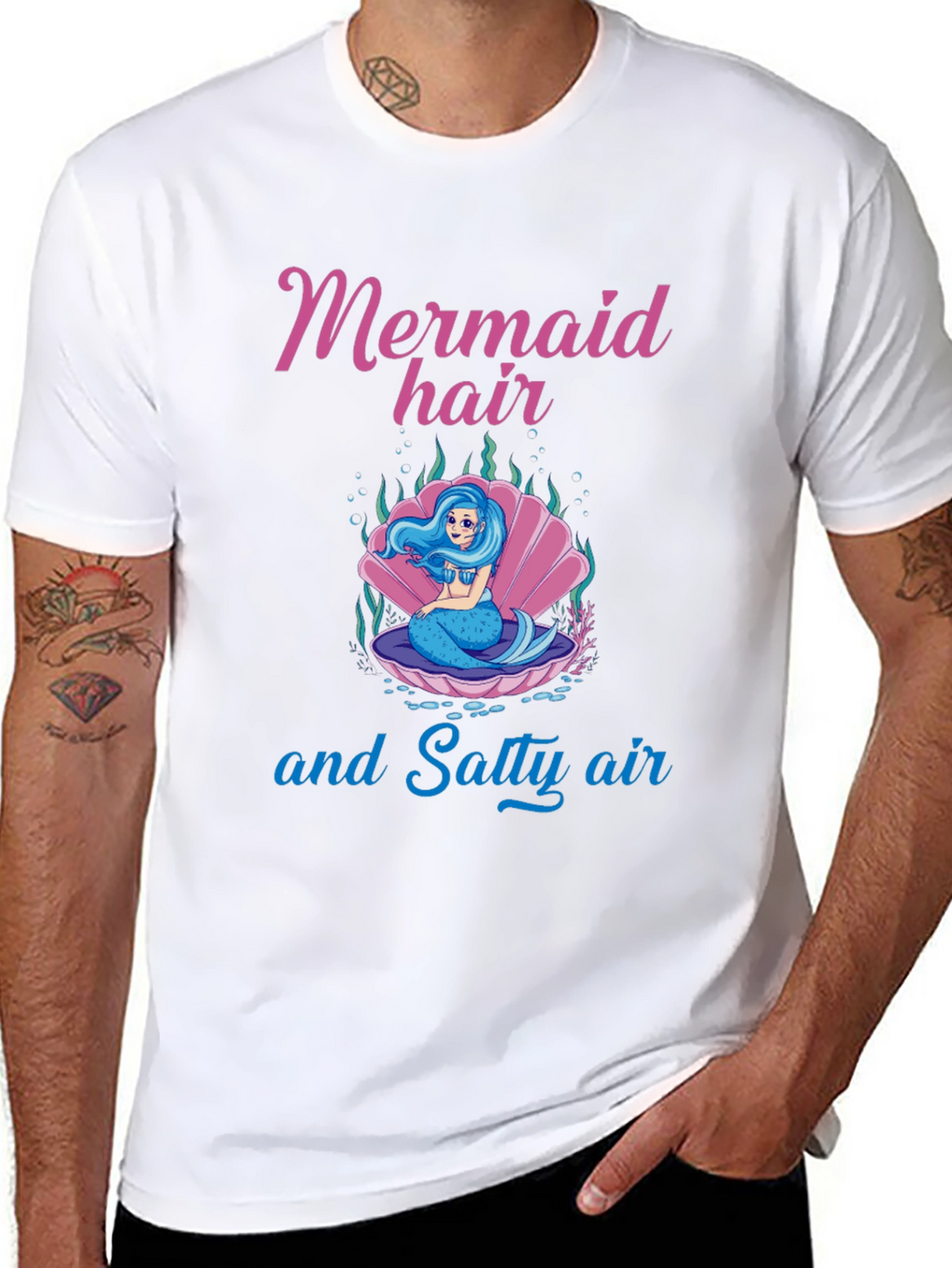 Mermaid Hair Salty Air Graphic Tee