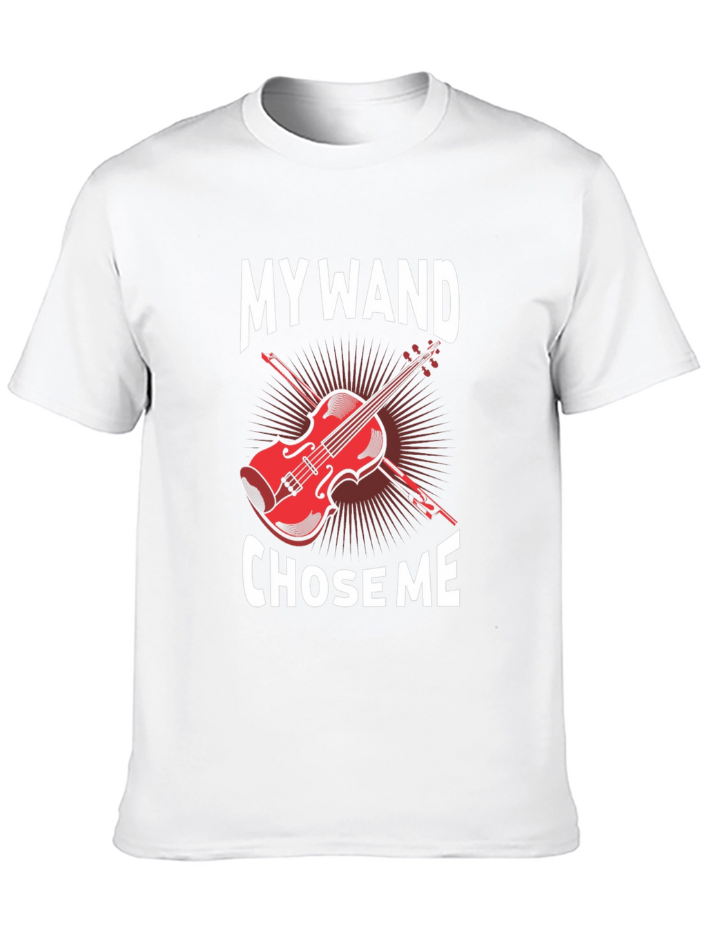 My Wand Chose Me Violin Graphic T-Shirt