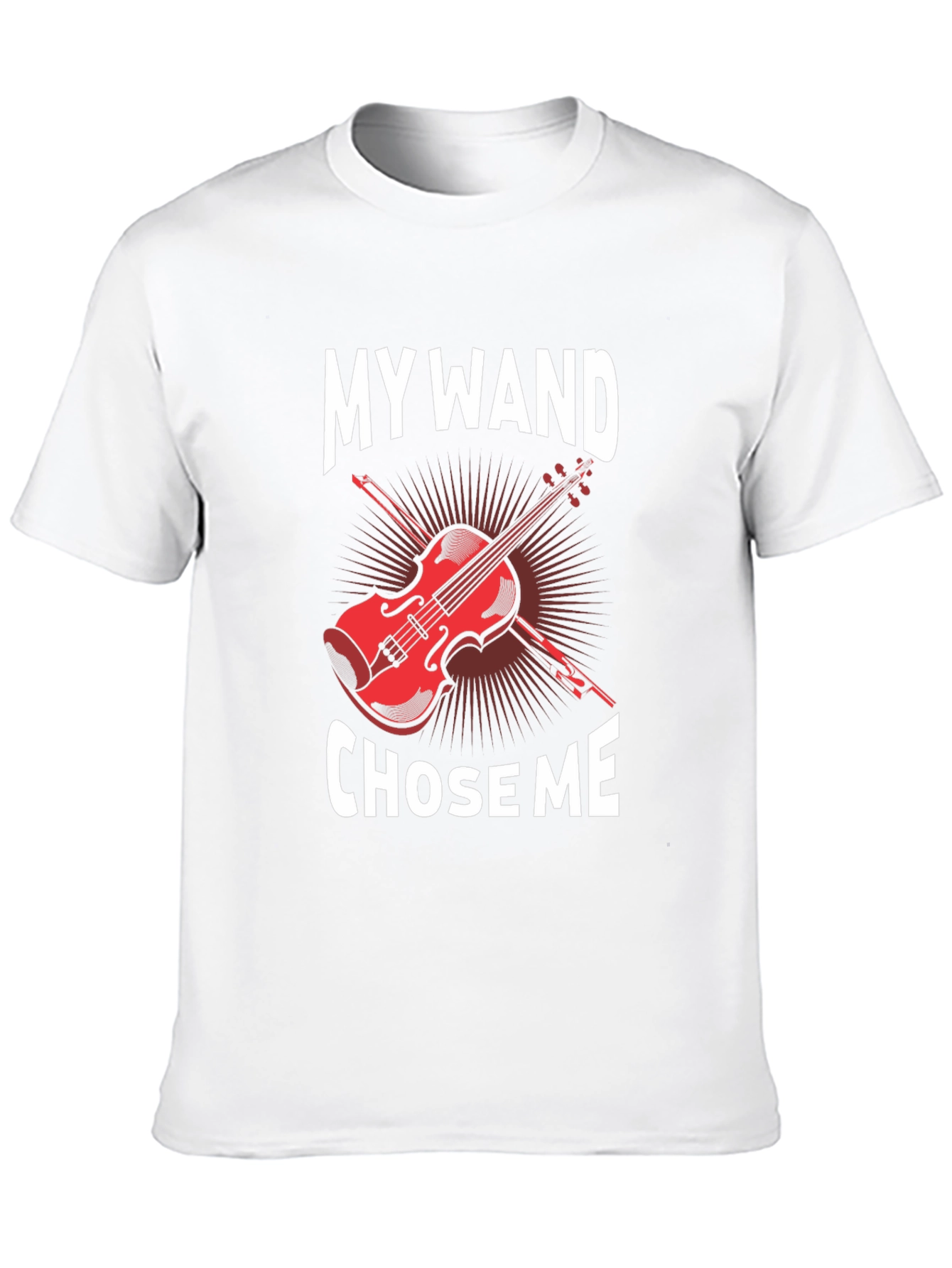 My Wand Chose Me Violin Graphic T-Shirt