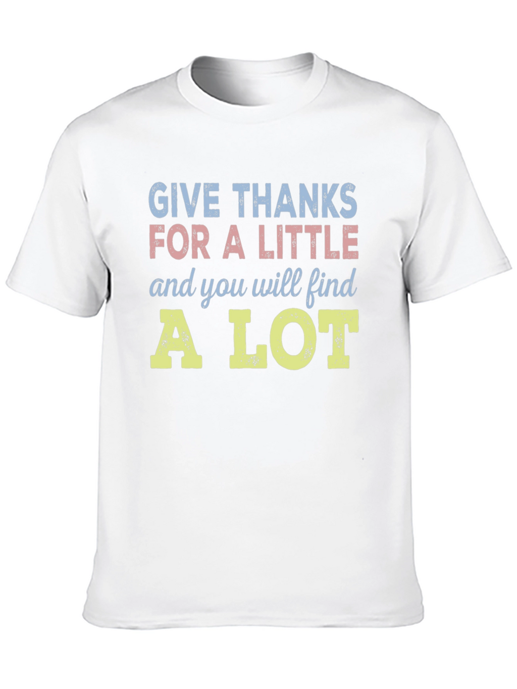 Give Thanks Graphic Tee - Positive Message T-Shirt