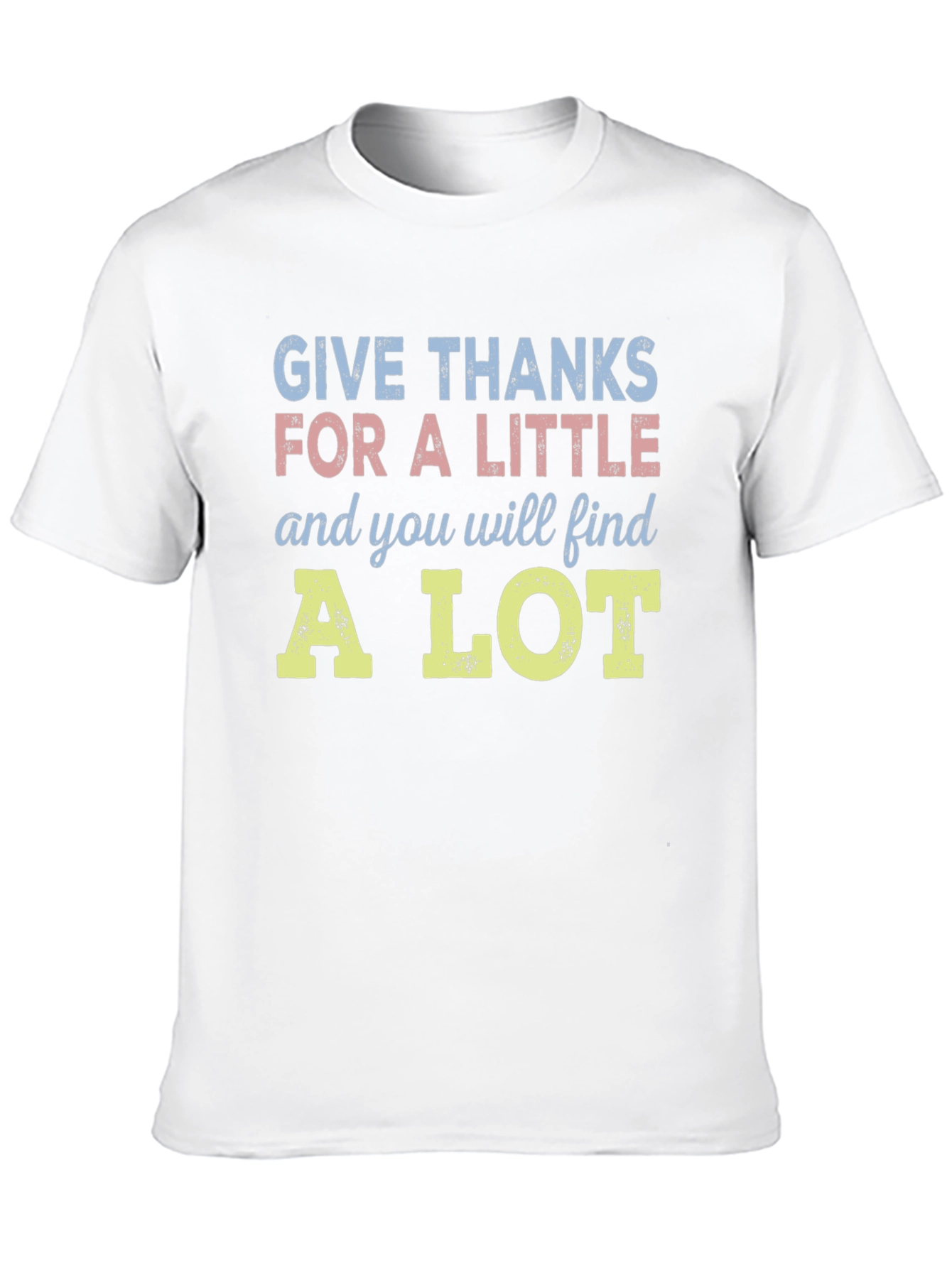 Give Thanks Graphic Tee - Positive Message T-Shirt