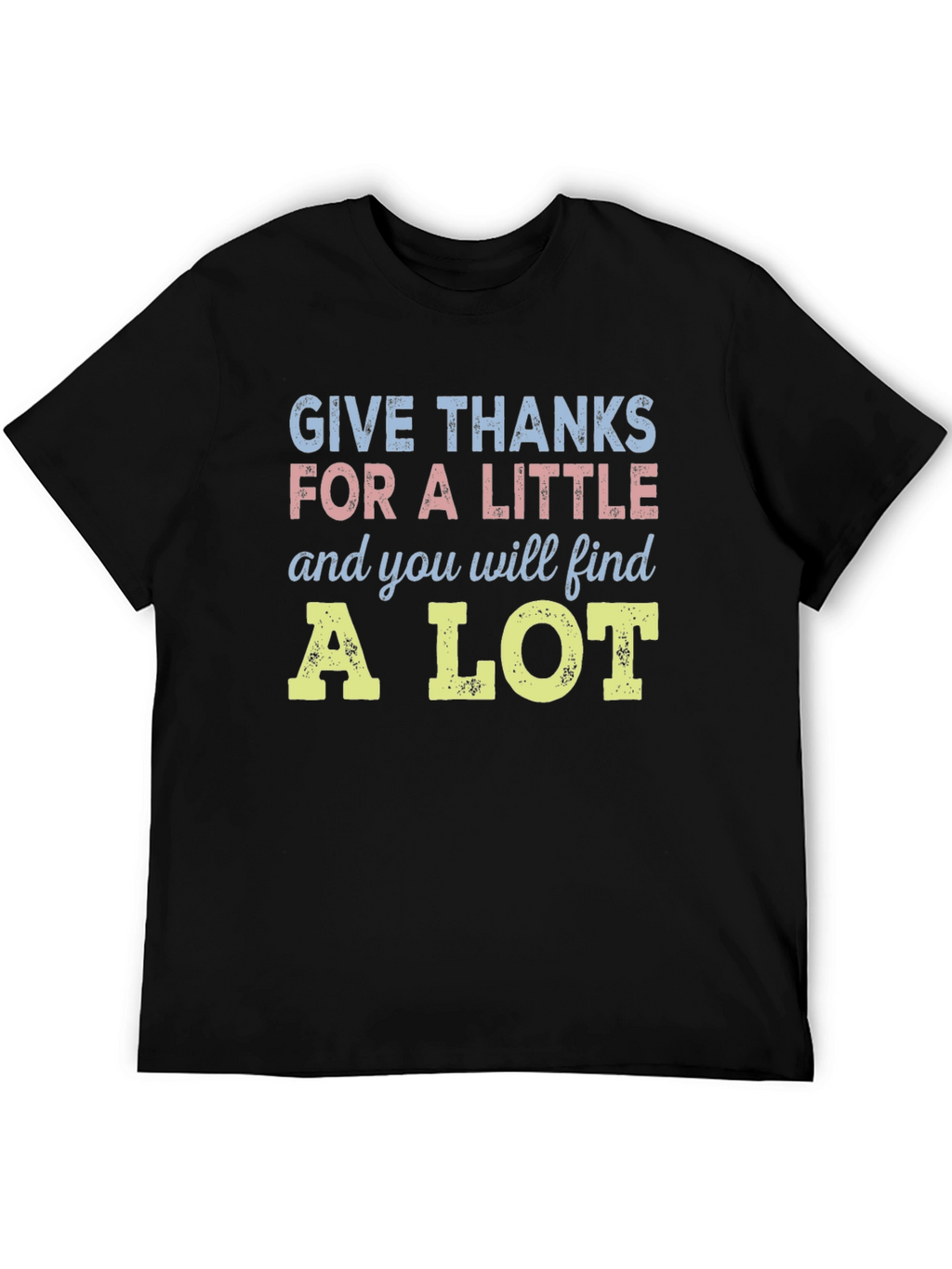 Give Thanks Graphic Tee - Positive Message T-Shirt