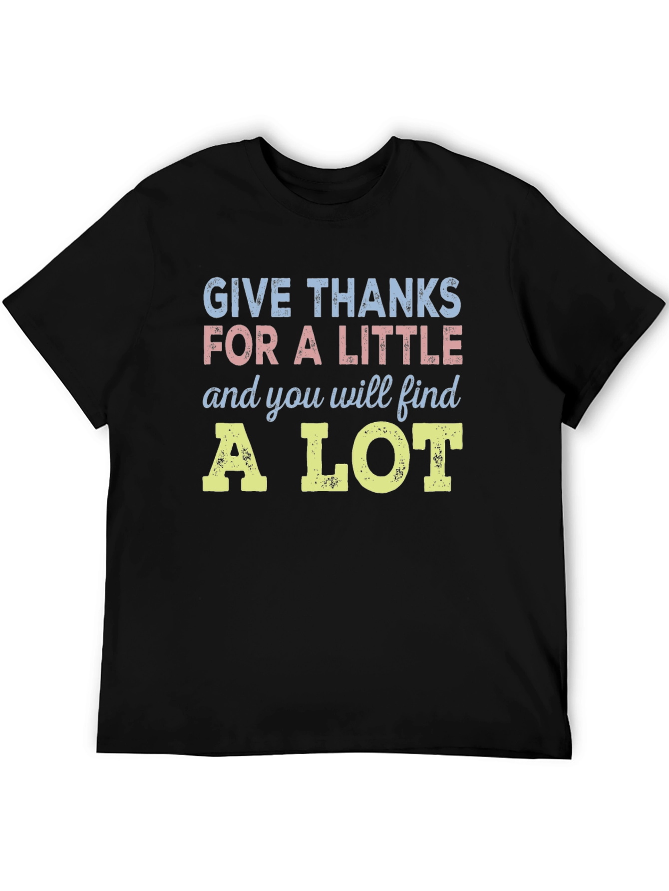 Give Thanks Graphic Tee - Positive Message T-Shirt