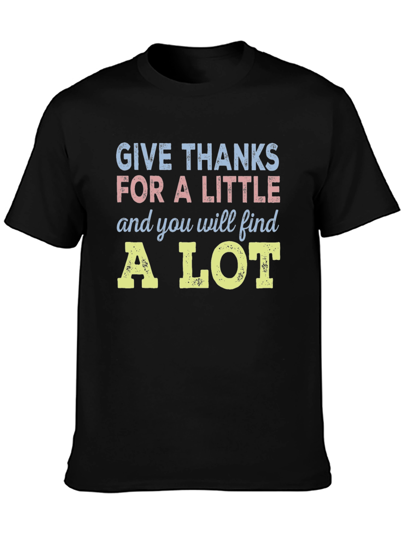 Give Thanks Graphic Tee - Positive Message T-Shirt
