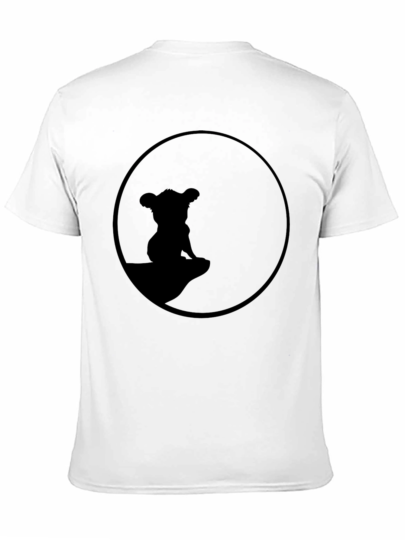 Lion King Simba Silhouette T-Shirt - Black