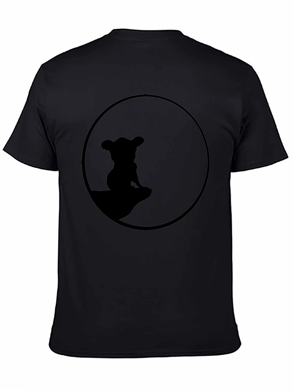 Lion King Simba Silhouette T-Shirt - Black