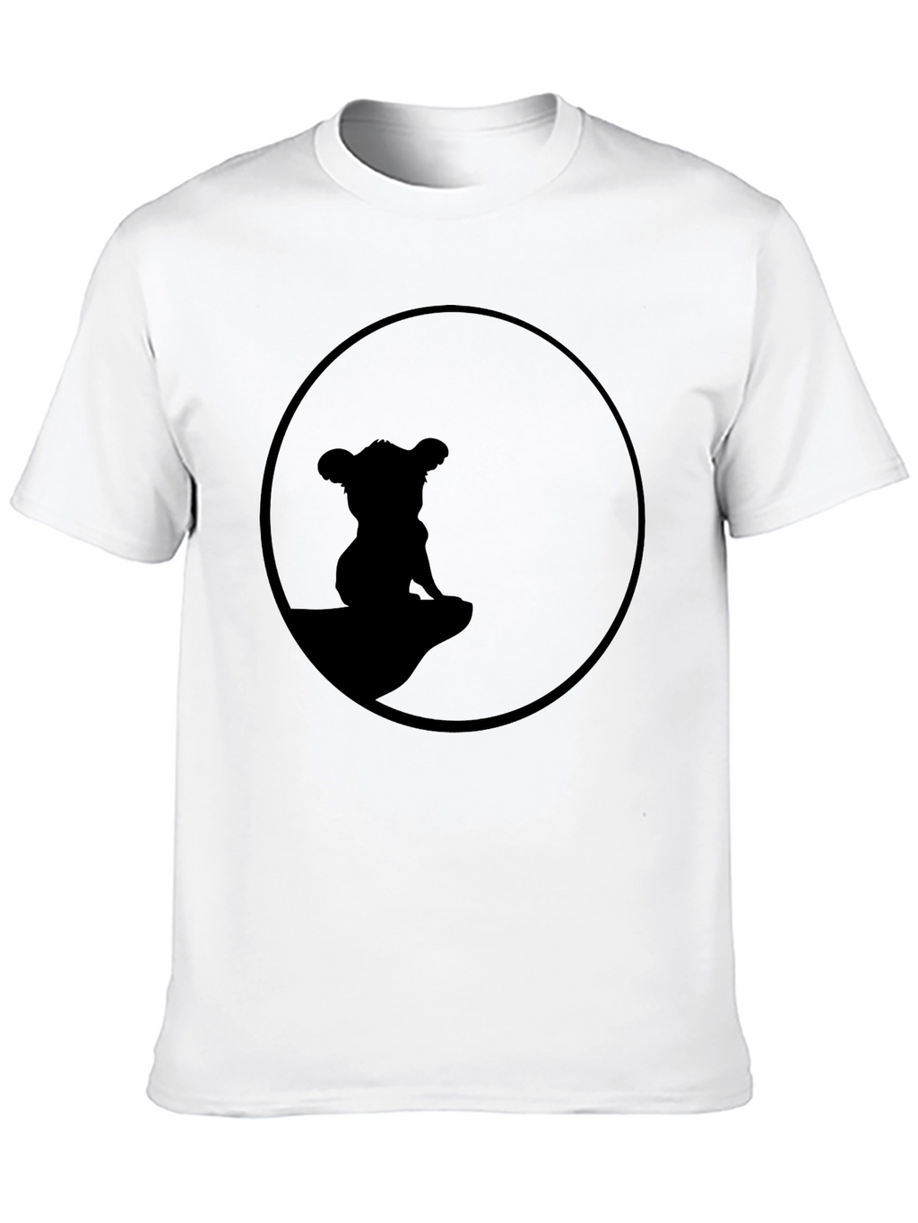 Lion King Simba Silhouette T-Shirt - Black