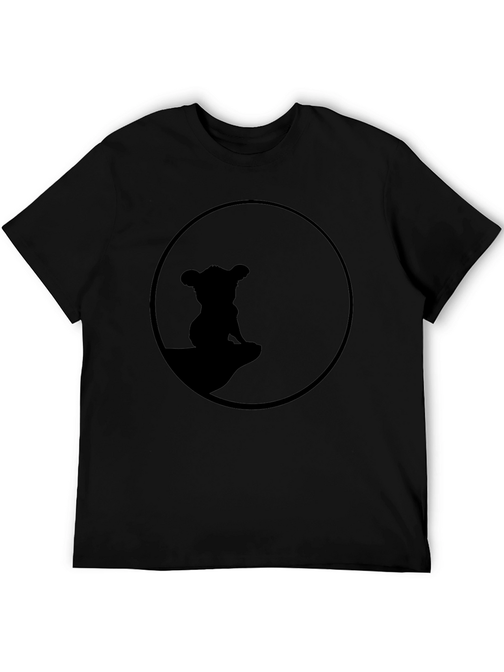 Lion King Simba Silhouette T-Shirt - Black