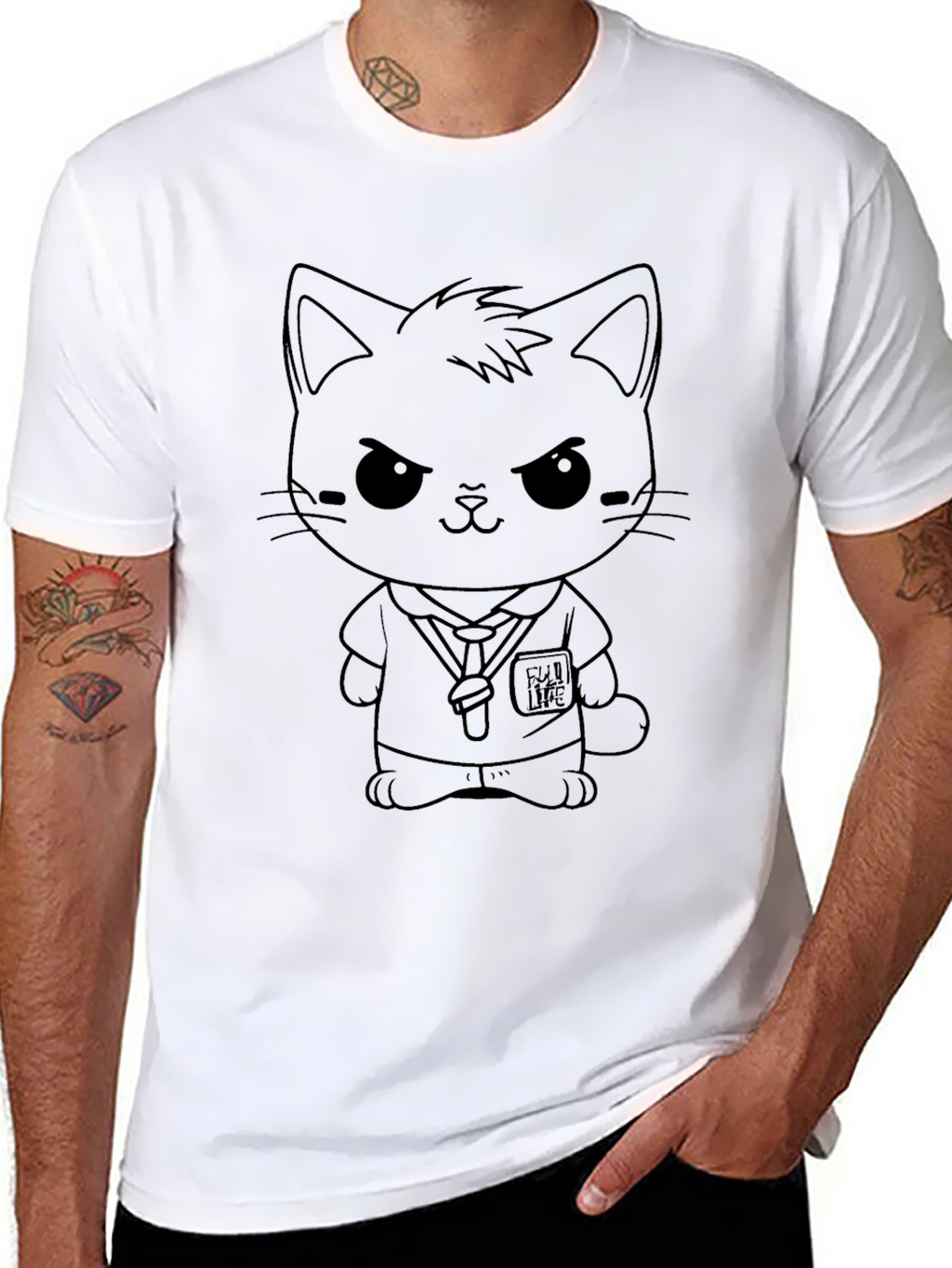 Cool Cat Doctor Graphic Tee