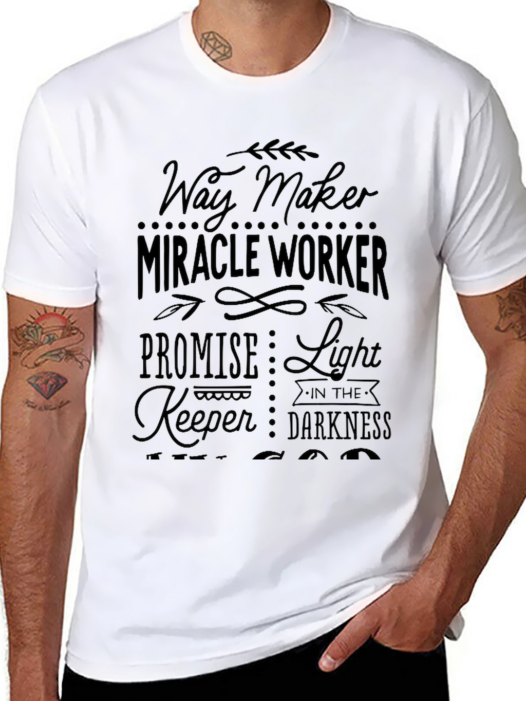Way Maker Miracle Worker Black T-Shirt