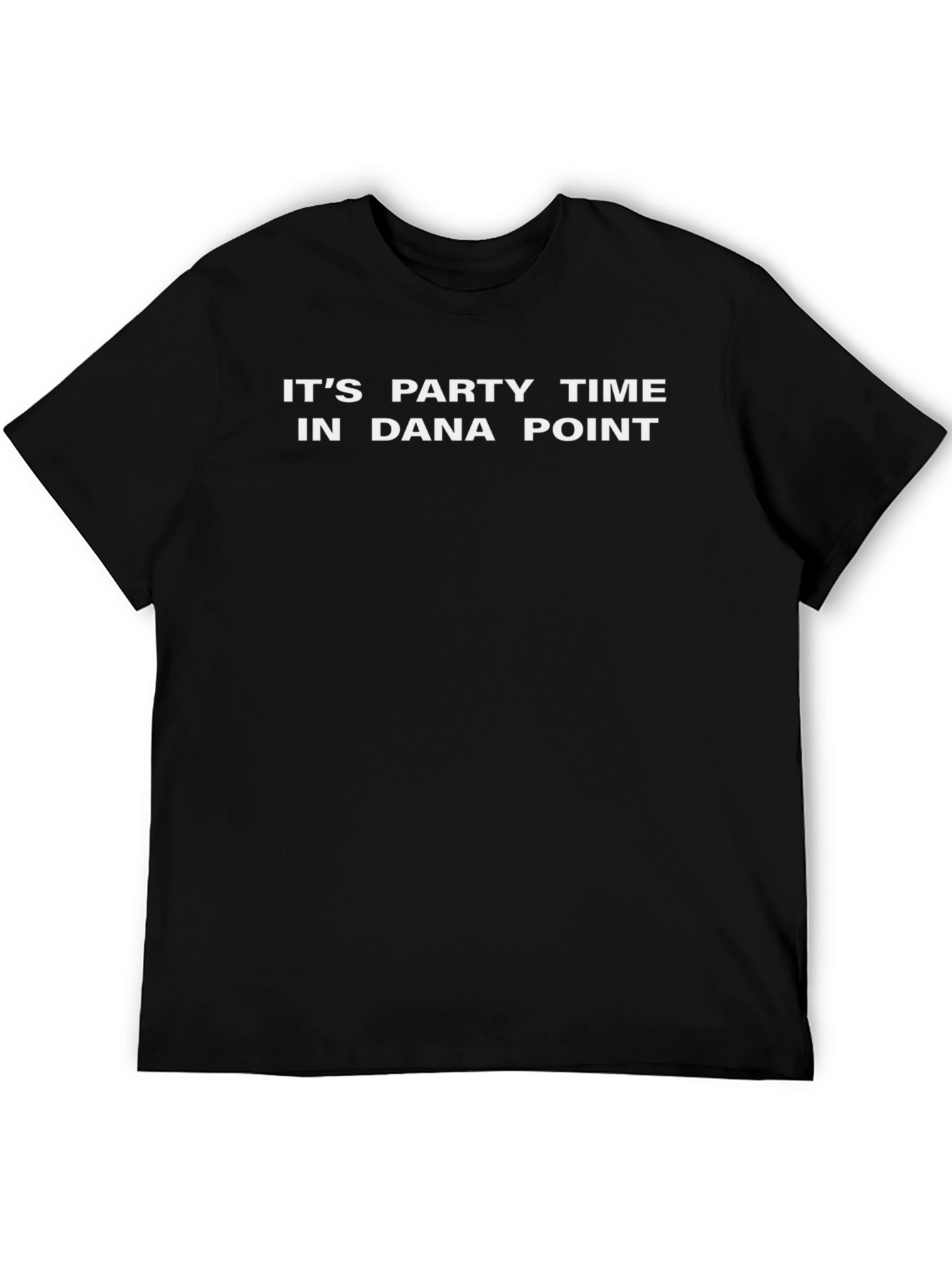 Dana Point Party Time Black T-Shirt