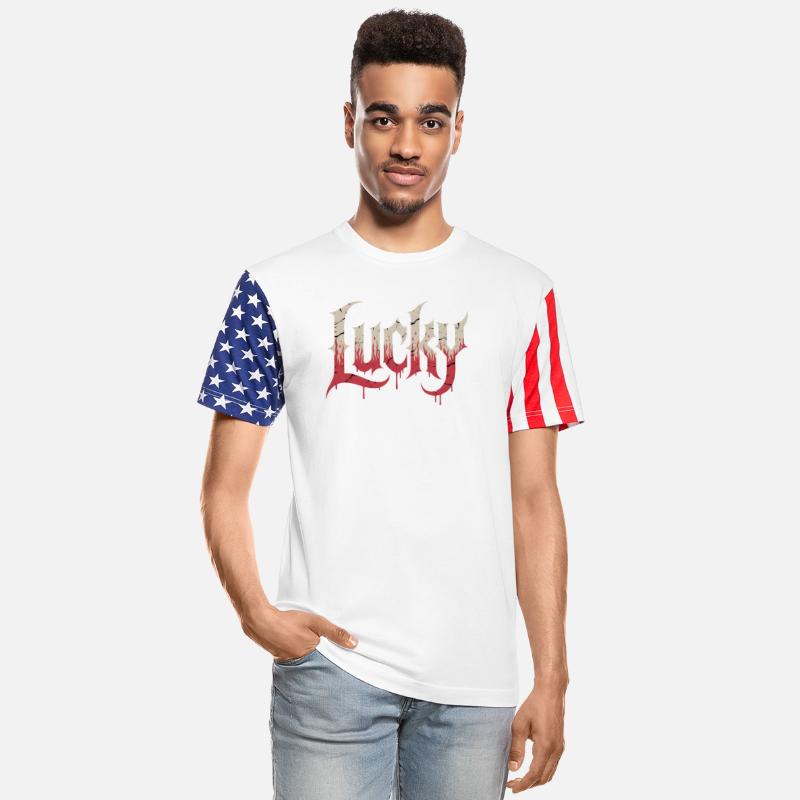 Lucky Gothic Grunge Flame Drip Design