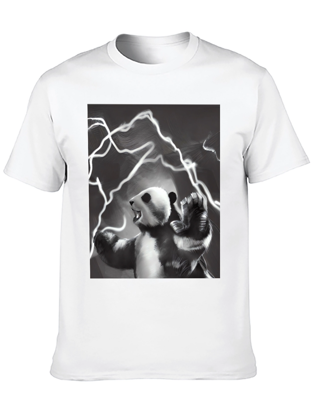 Panda Power Black T-Shirt