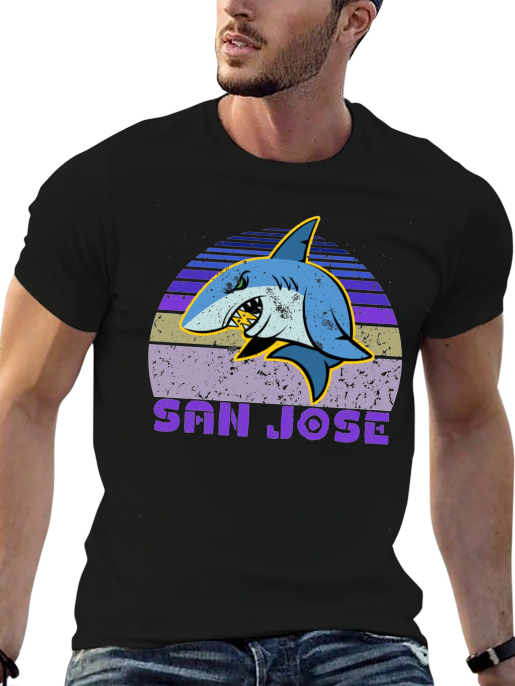 San Jose Shark Graphic T-Shirt
