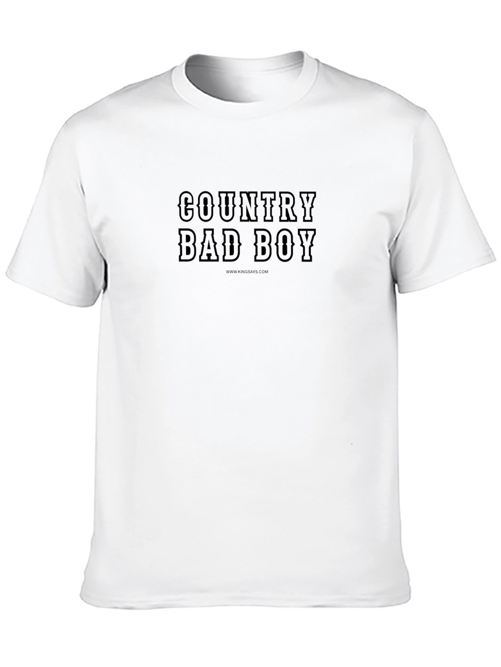 Country Bad Boy Graphic Tee - Black