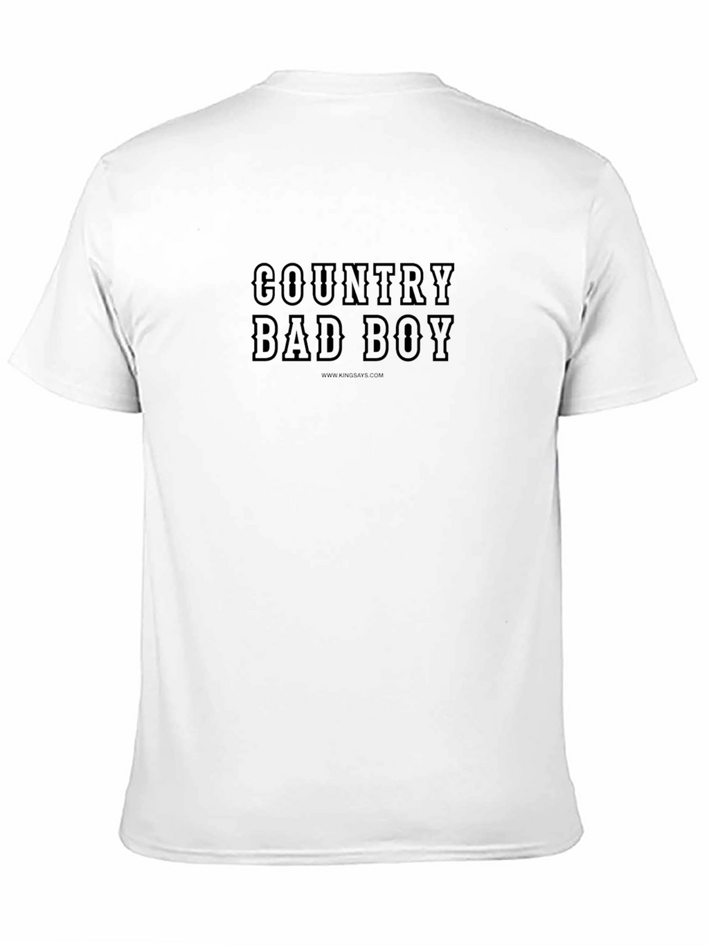 Country Bad Boy Graphic Tee - Black