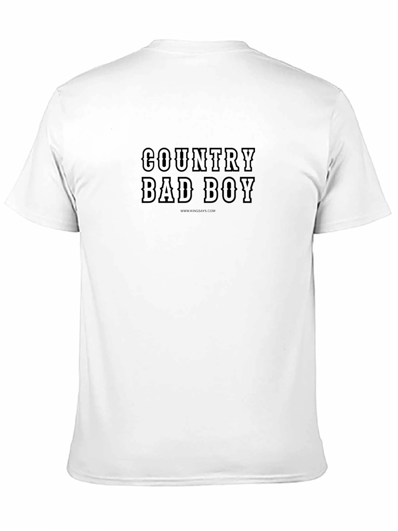 Country Bad Boy Graphic Tee - Black