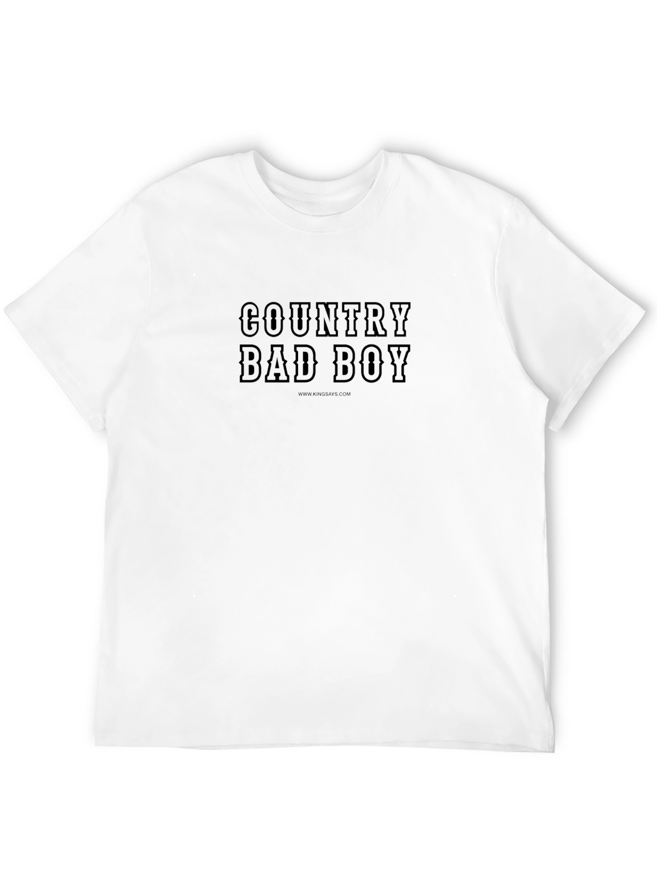Country Bad Boy Graphic Tee - Black