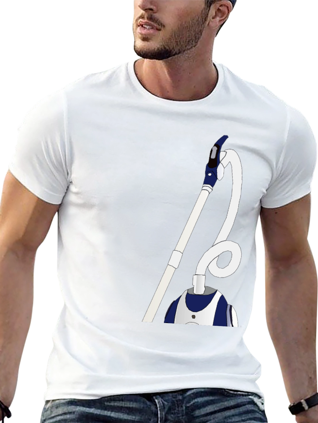 Novelty Vacuum Graphic T-Shirt