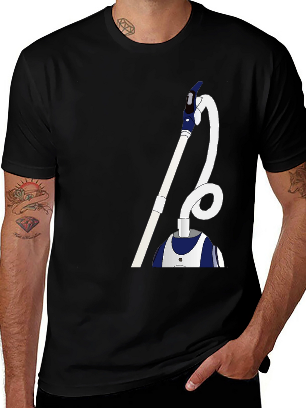 Novelty Vacuum Graphic T-Shirt