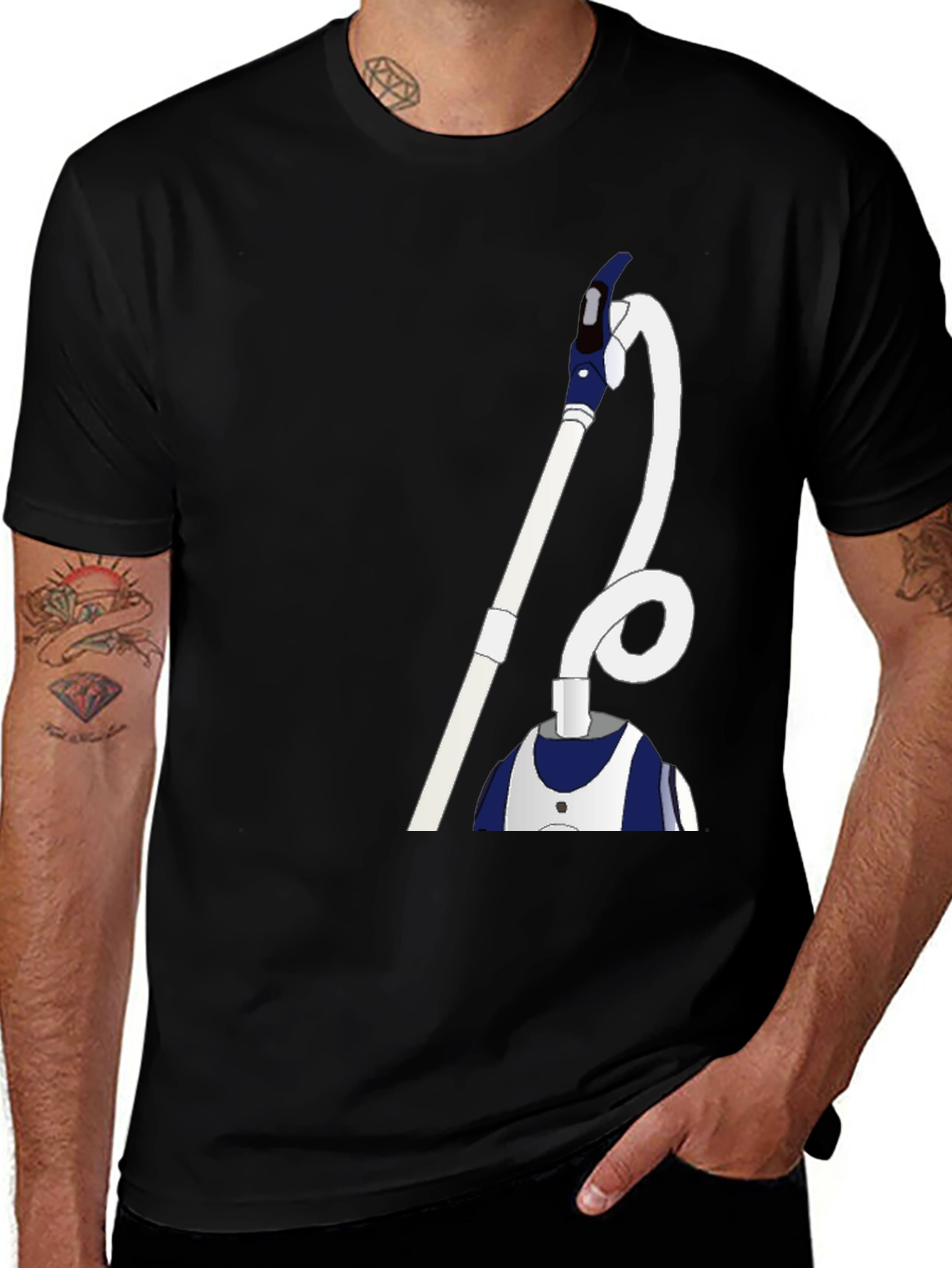 Novelty Vacuum Graphic T-Shirt