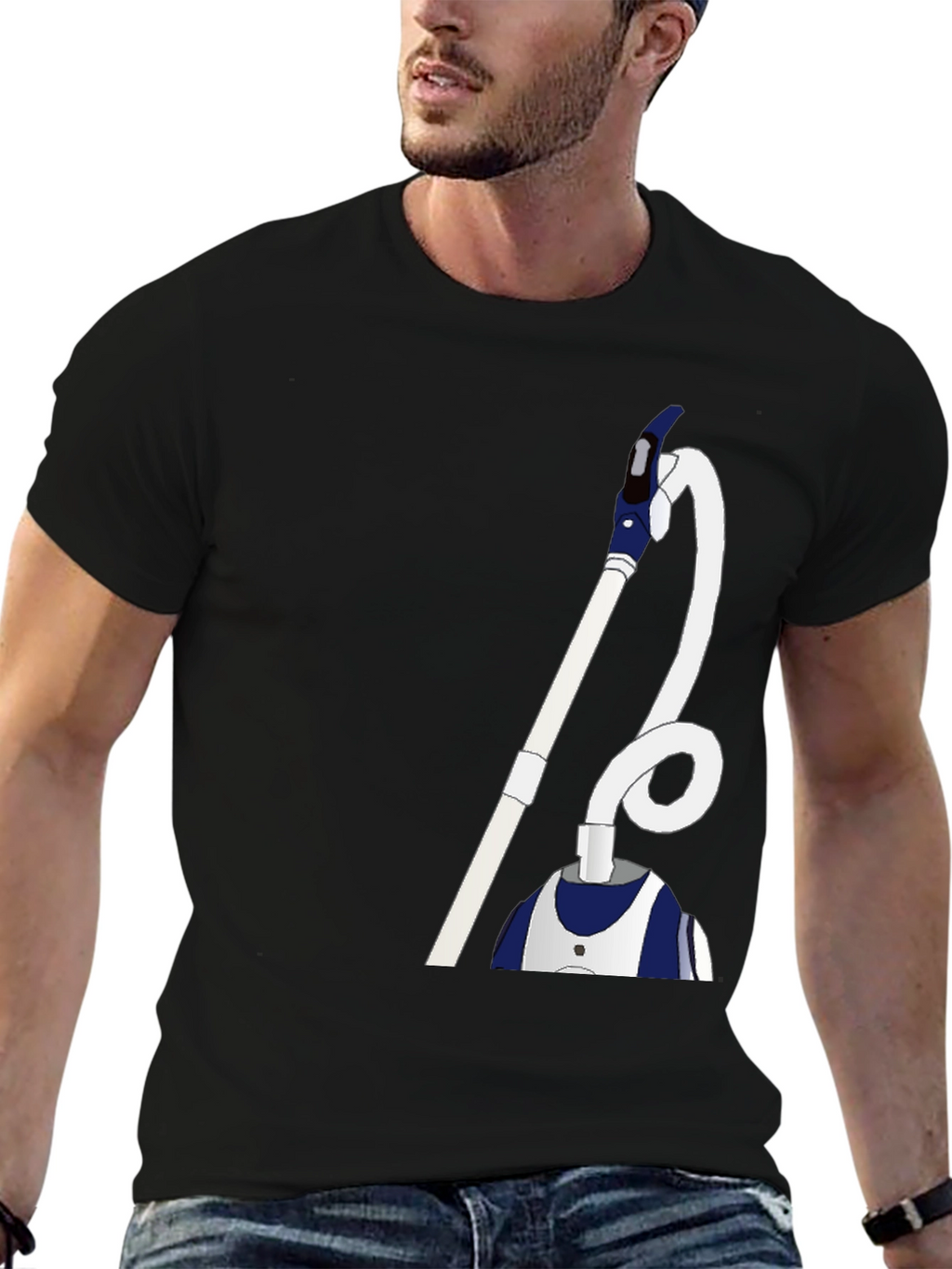 Novelty Vacuum Graphic T-Shirt