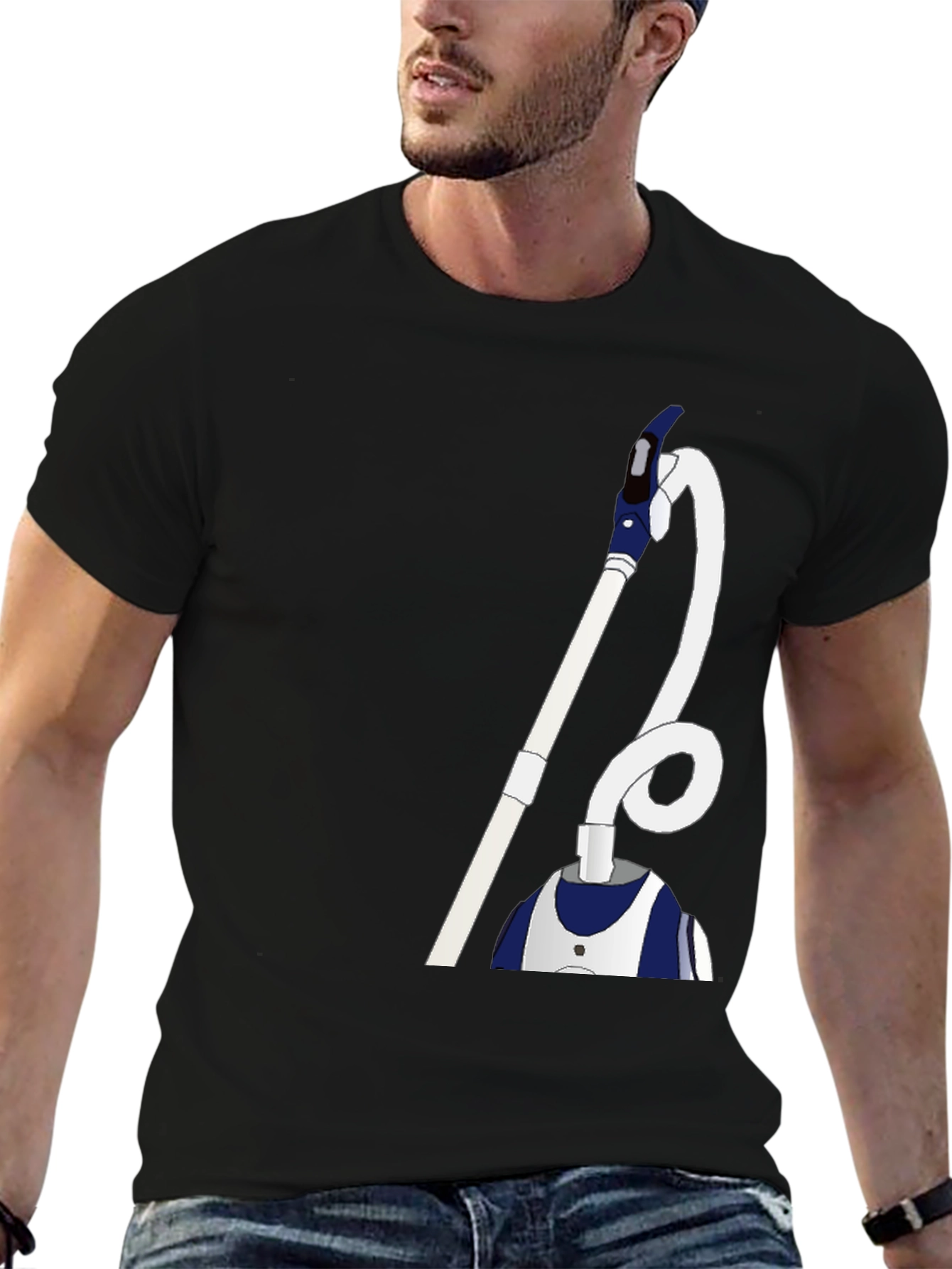 Novelty Vacuum Graphic T-Shirt