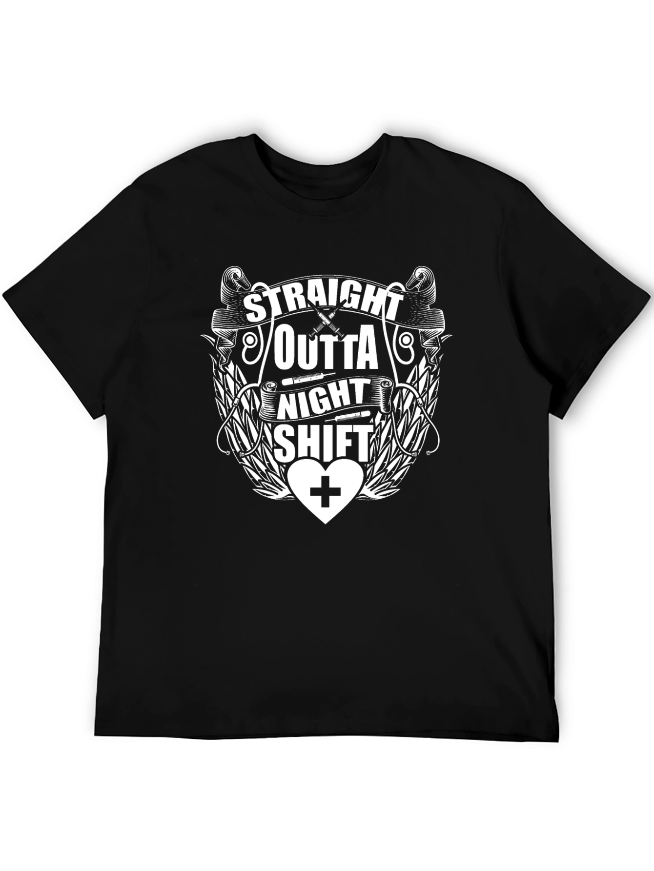 Straight Outta Night Shift Graphic Tee