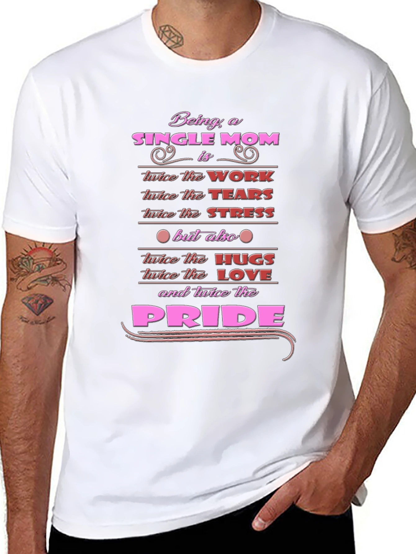 Single Mom Pride Graphic T-Shirt