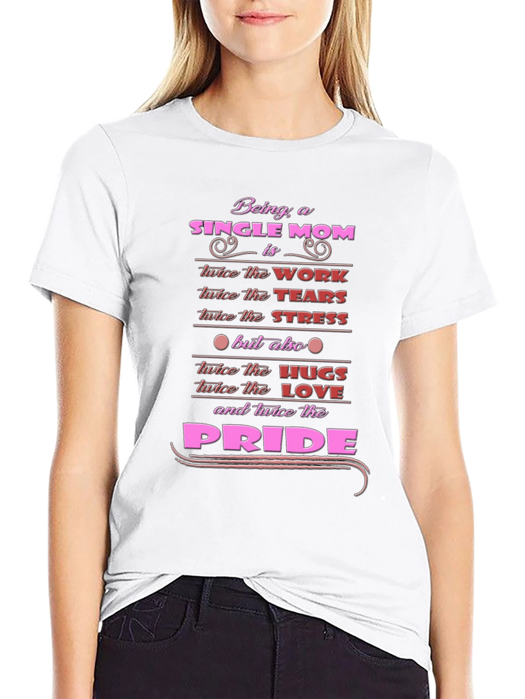 Single Mom Pride Graphic T-Shirt