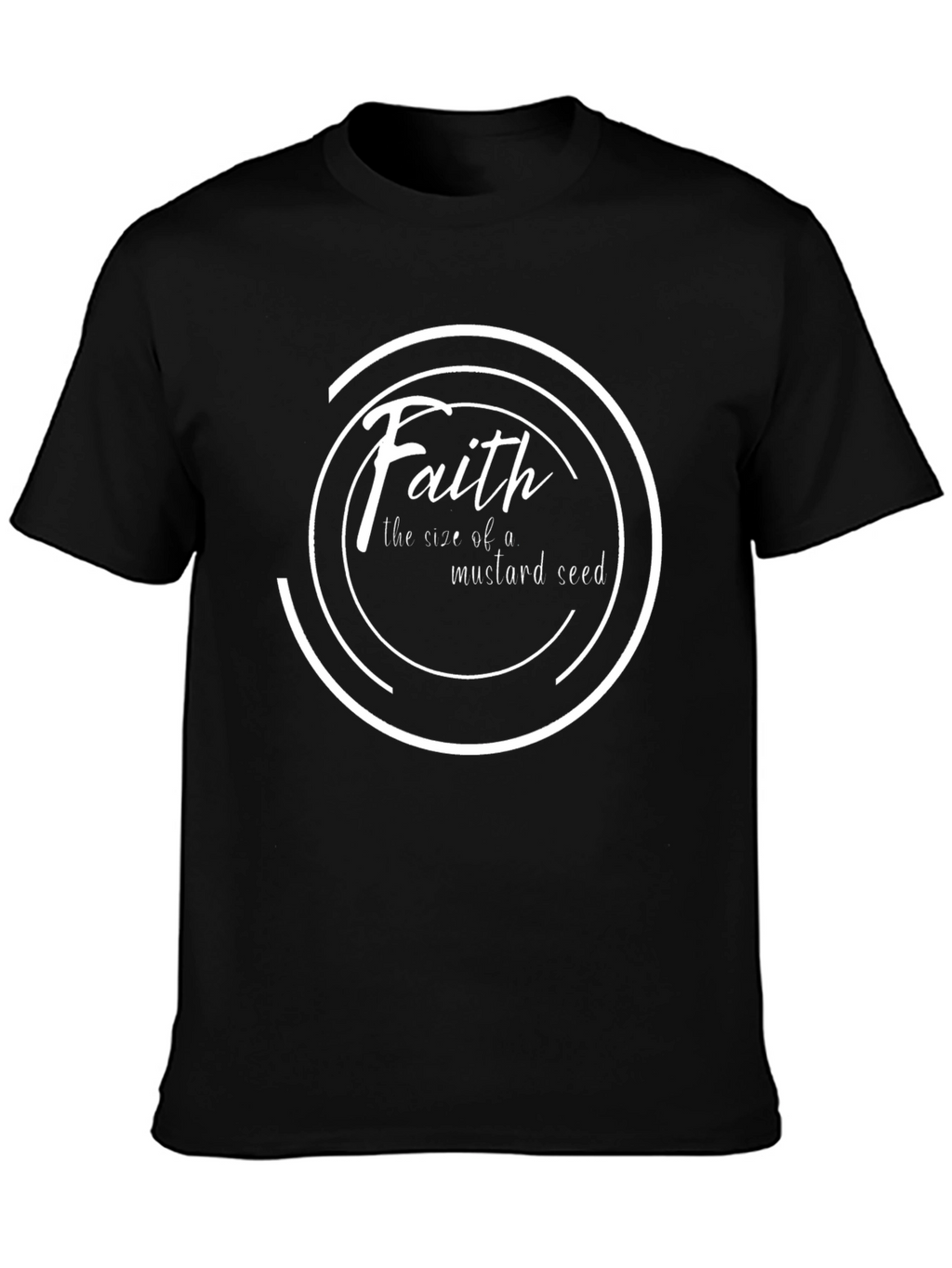 Faith Mustard Seed Graphic Tee - Religious T-Shirt