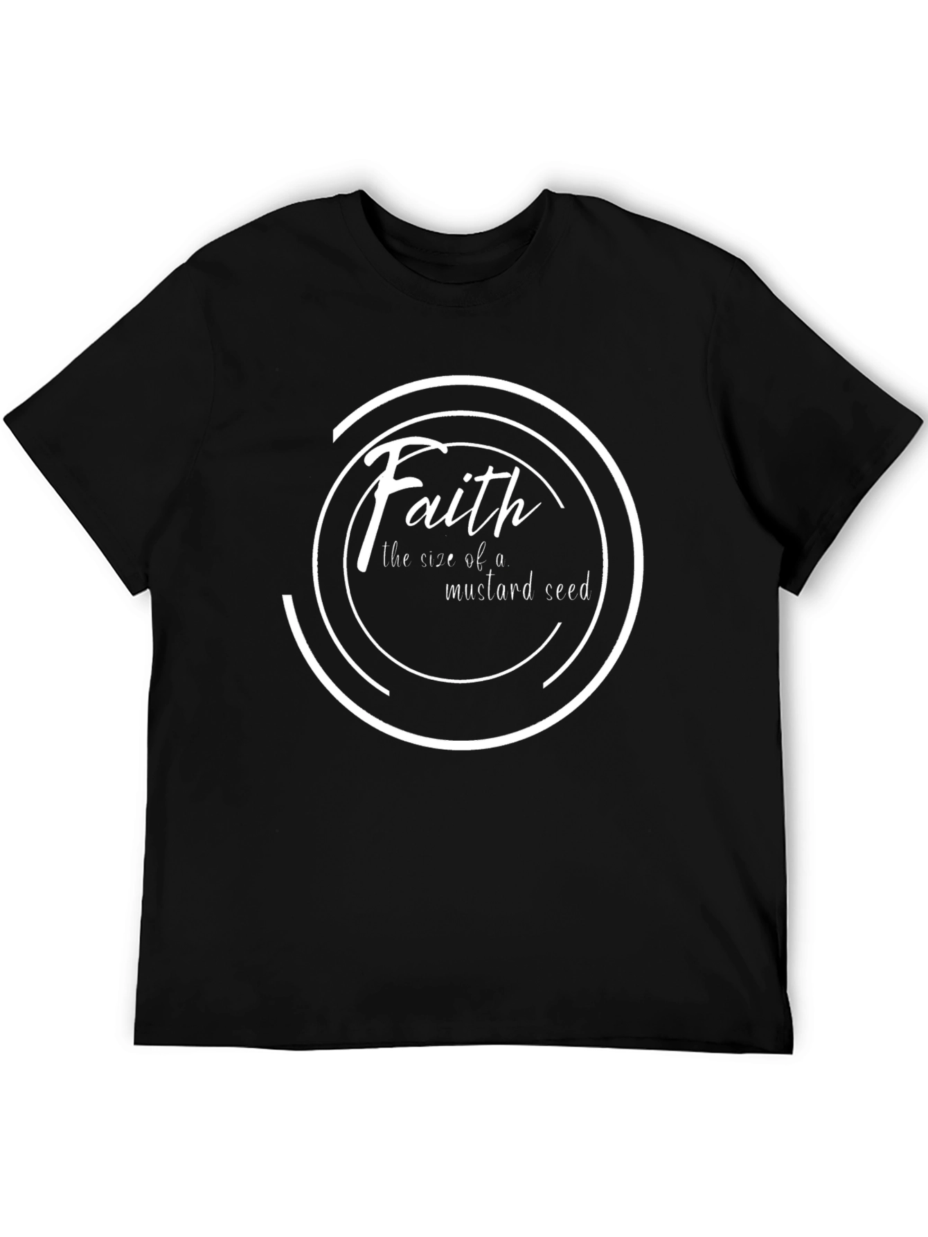 Faith Mustard Seed Graphic Tee - Religious T-Shirt