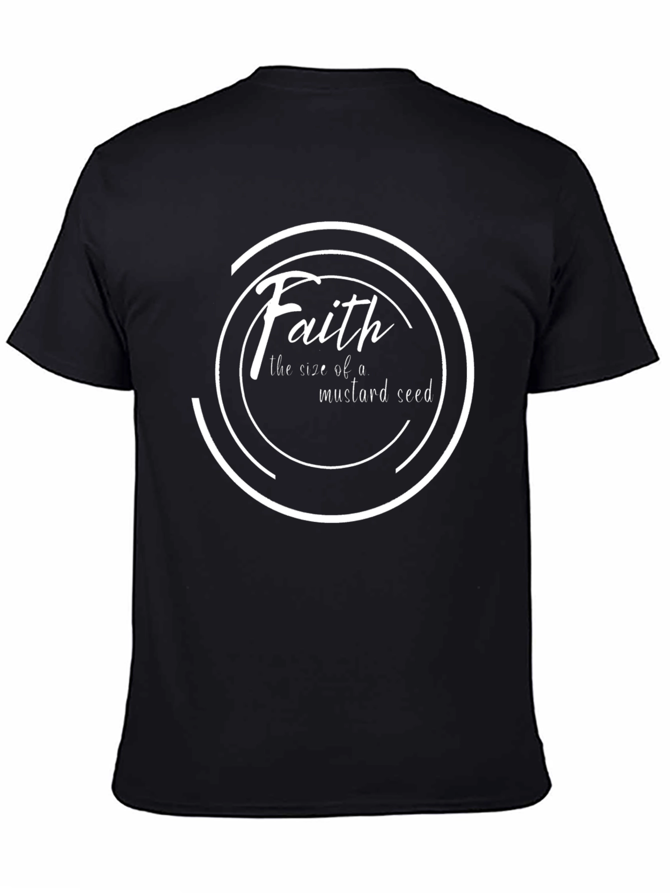 Faith Mustard Seed Graphic Tee - Religious T-Shirt