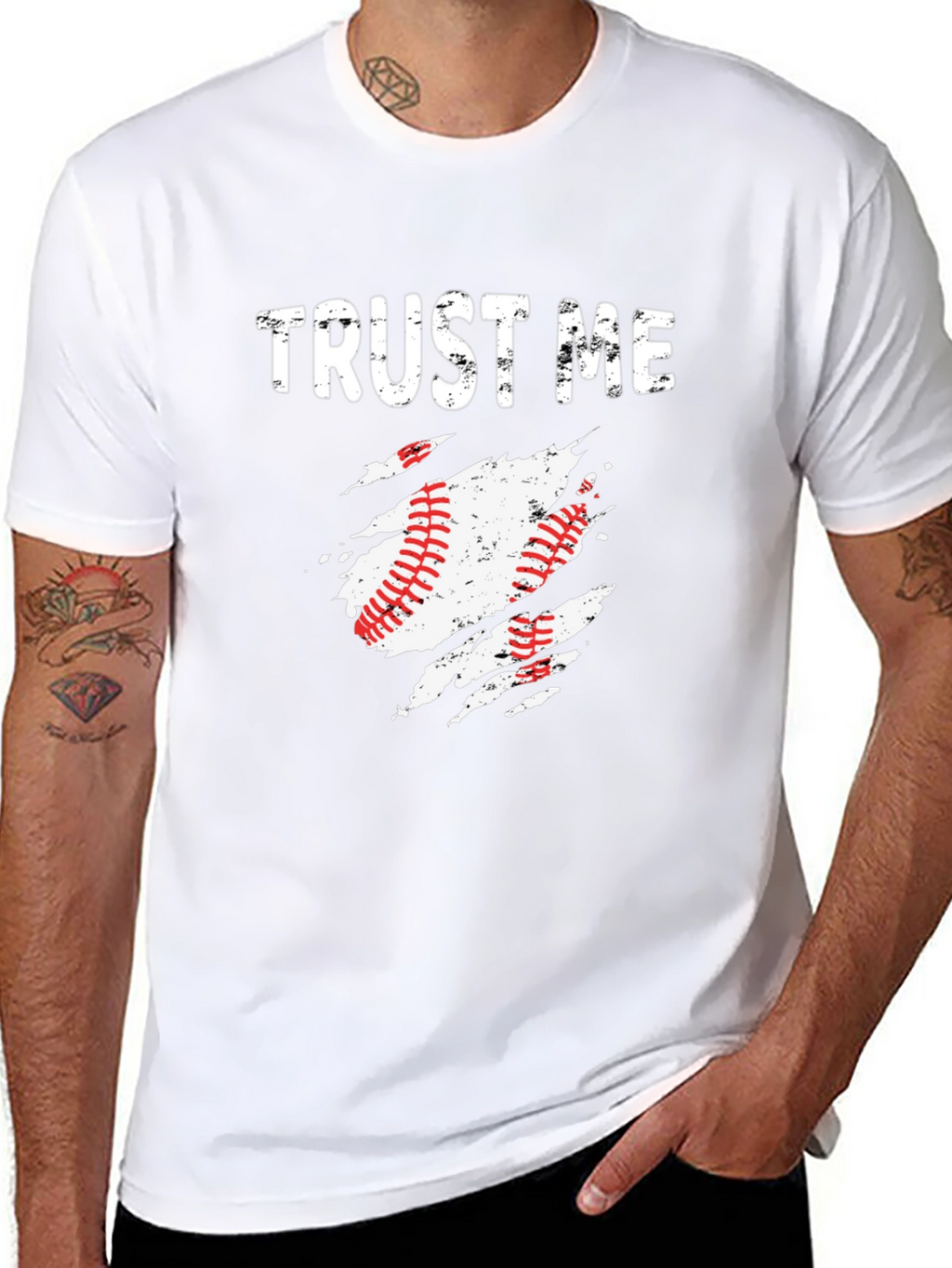 Trust Me Baseball T-Shirt - Sports Fan Apparel