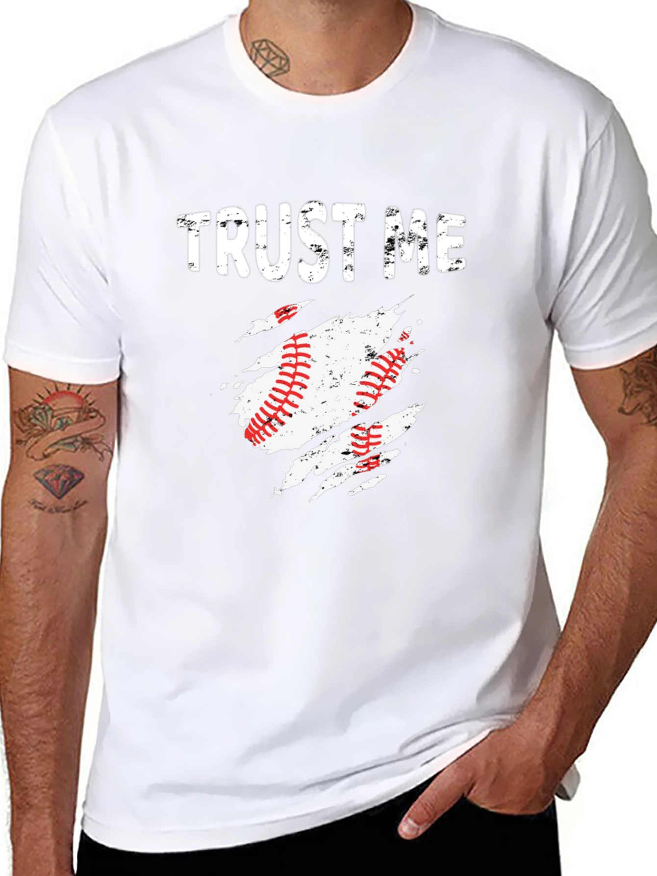Trust Me Baseball T-Shirt - Sports Fan Apparel