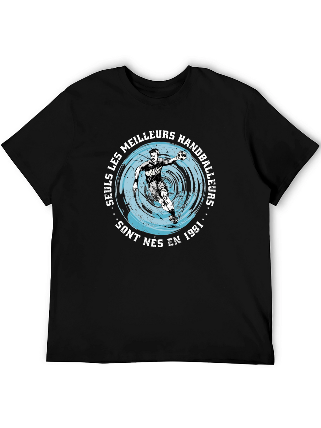 Handball Player Graphic T-Shirt - Born in 1981