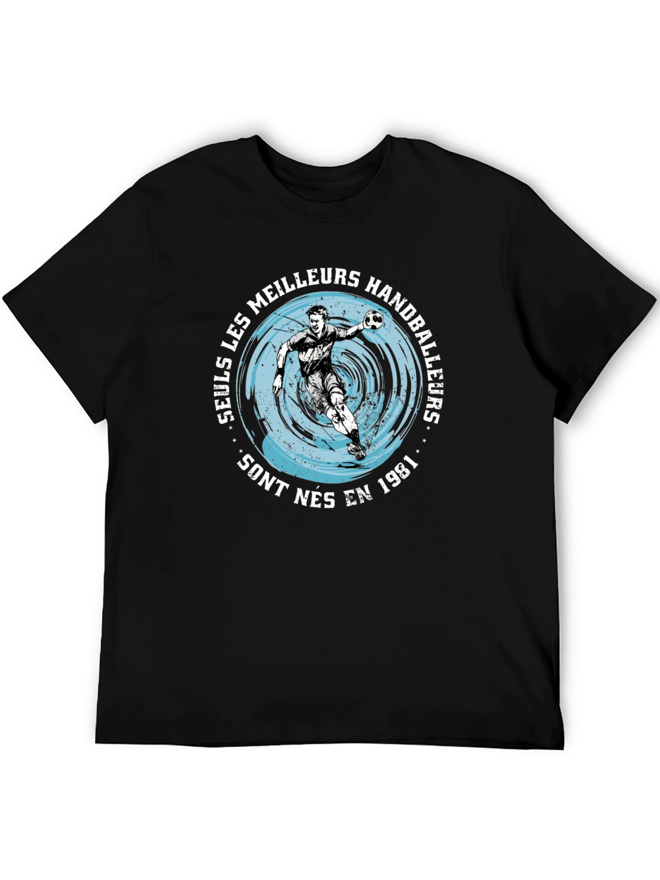 Handball Player Graphic T-Shirt - Born in 1981