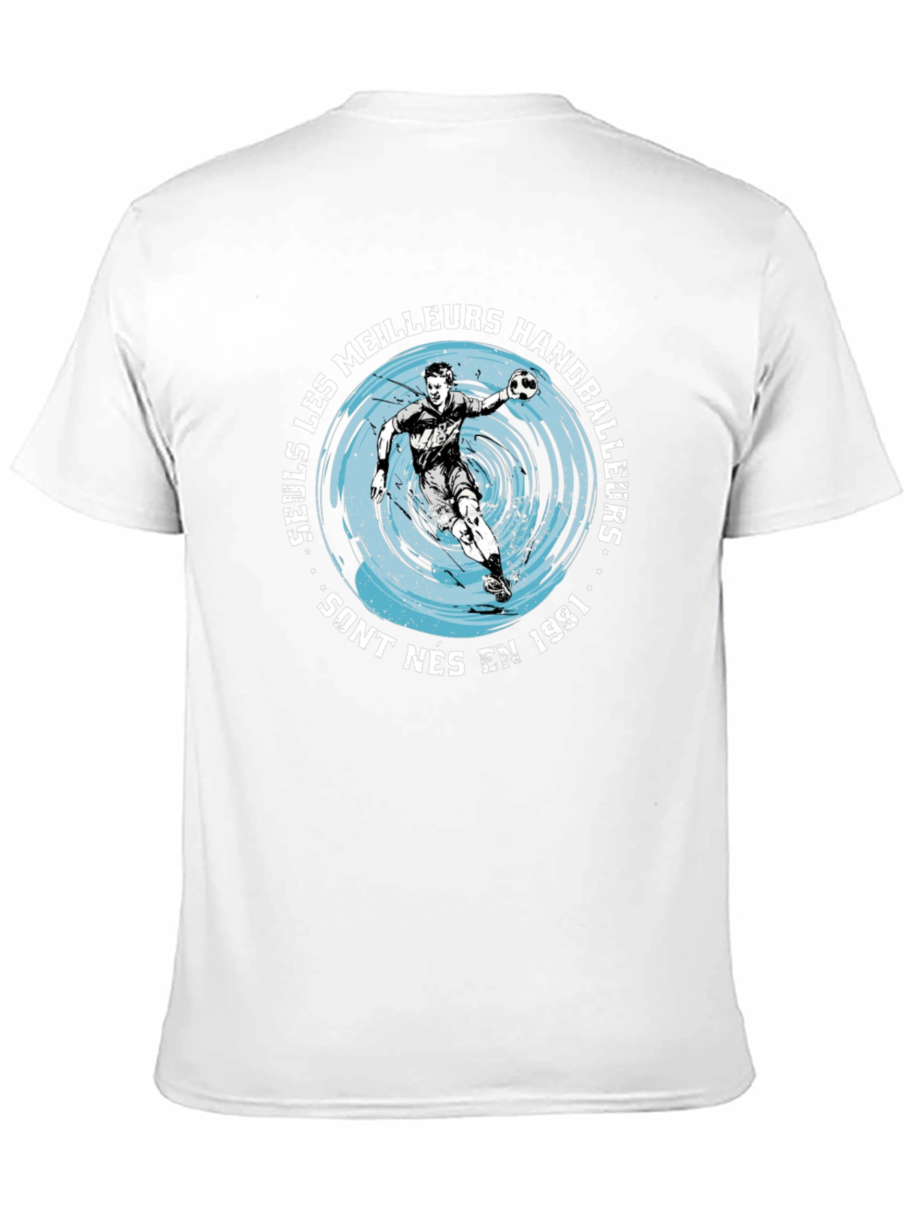 Handball Player Graphic T-Shirt - Born in 1981