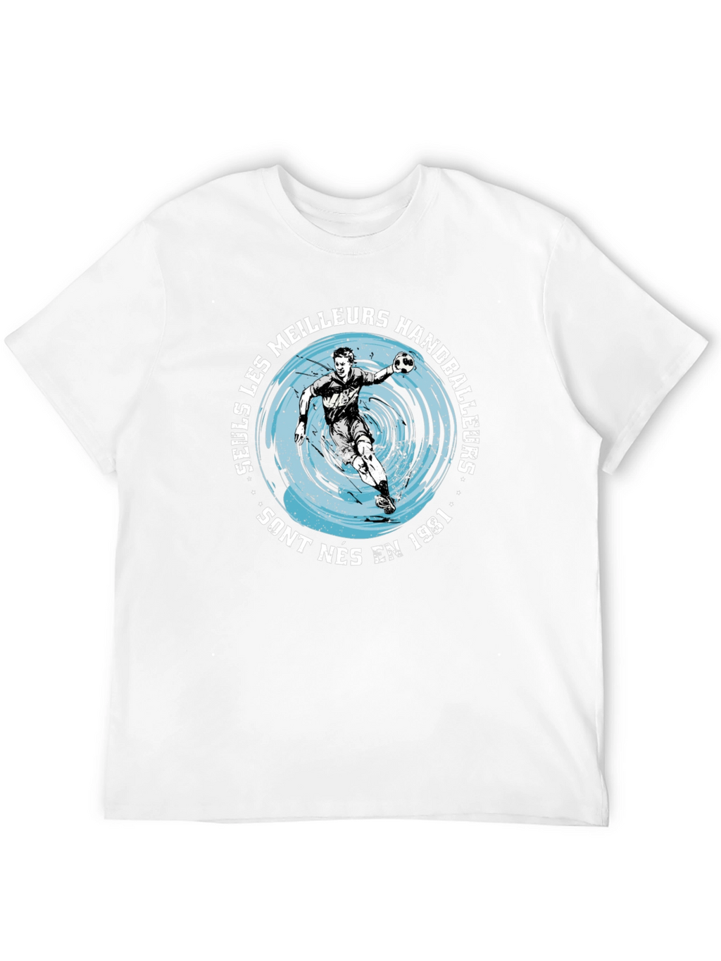 Handball Player Graphic T-Shirt - Born in 1981