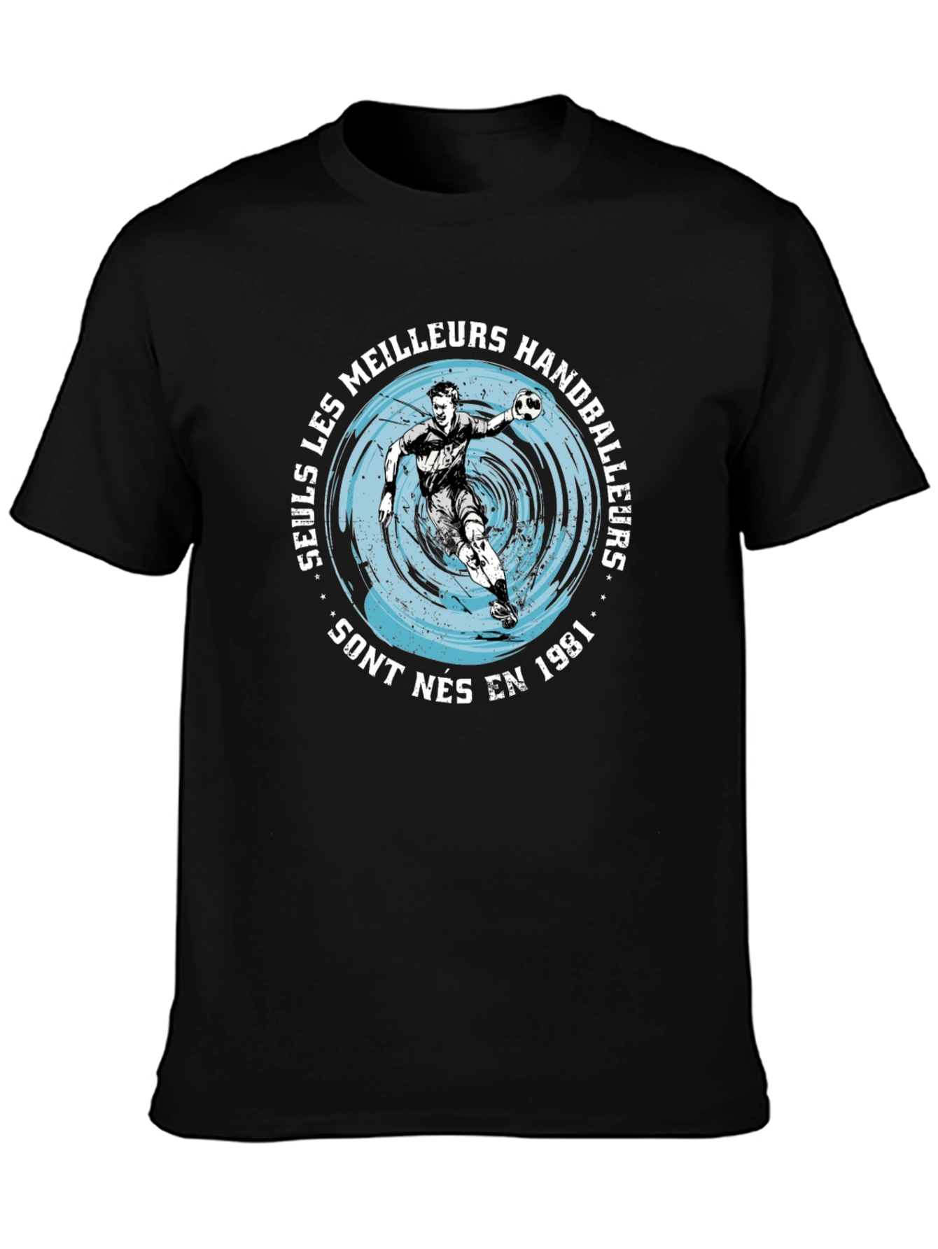 Handball Player Graphic T-Shirt - Born in 1981