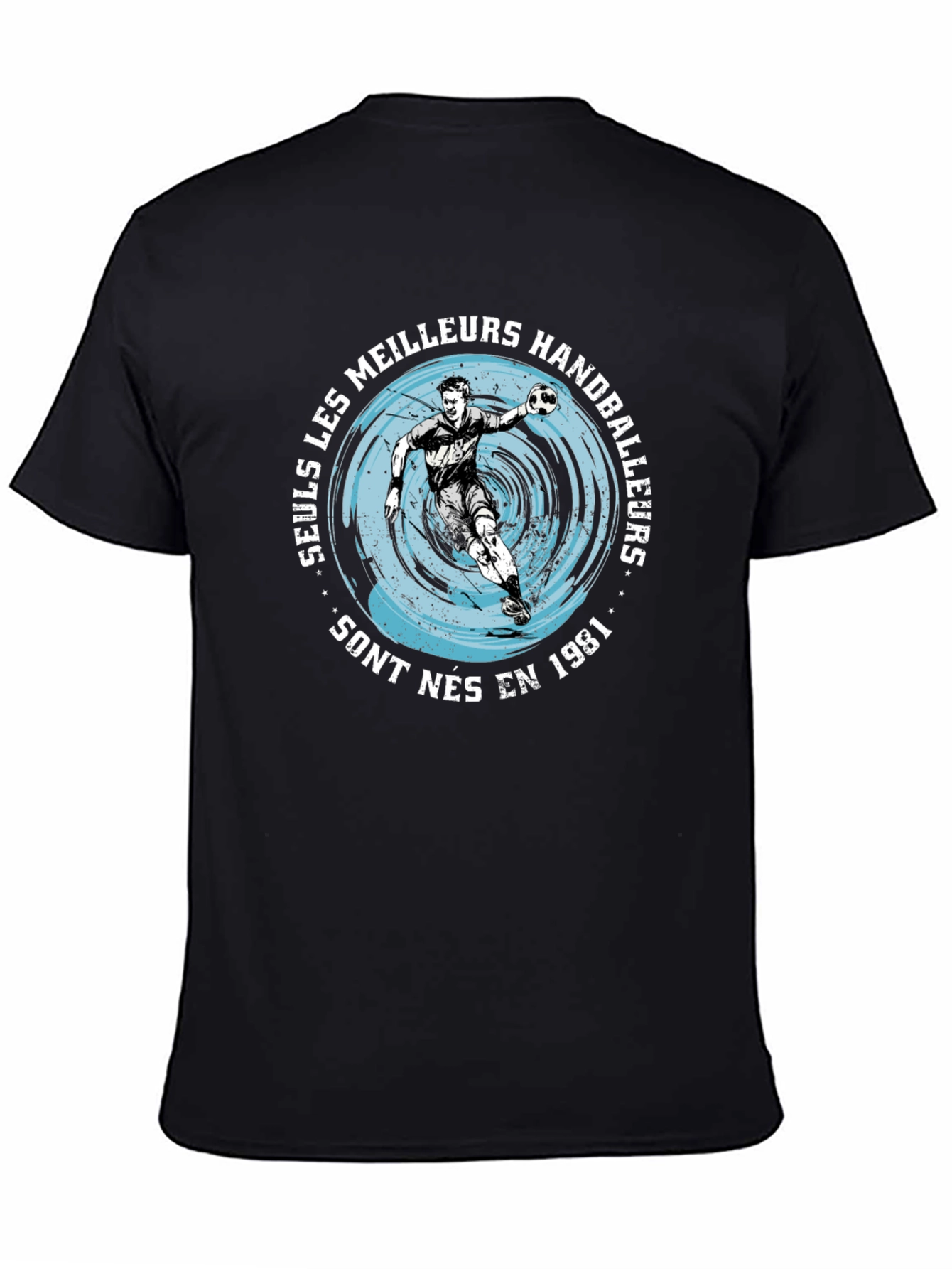 Handball Player Graphic T-Shirt - Born in 1981