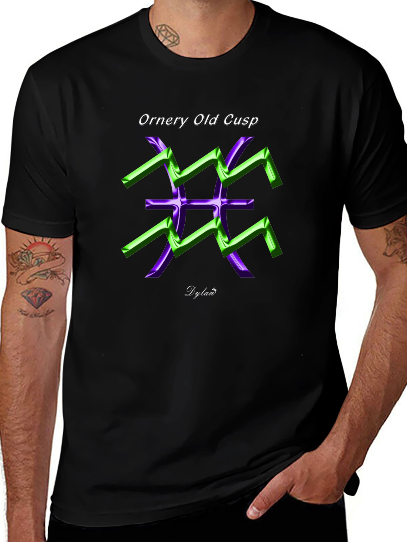 Ornery Old Cusp Tee - Unique Graphic Design