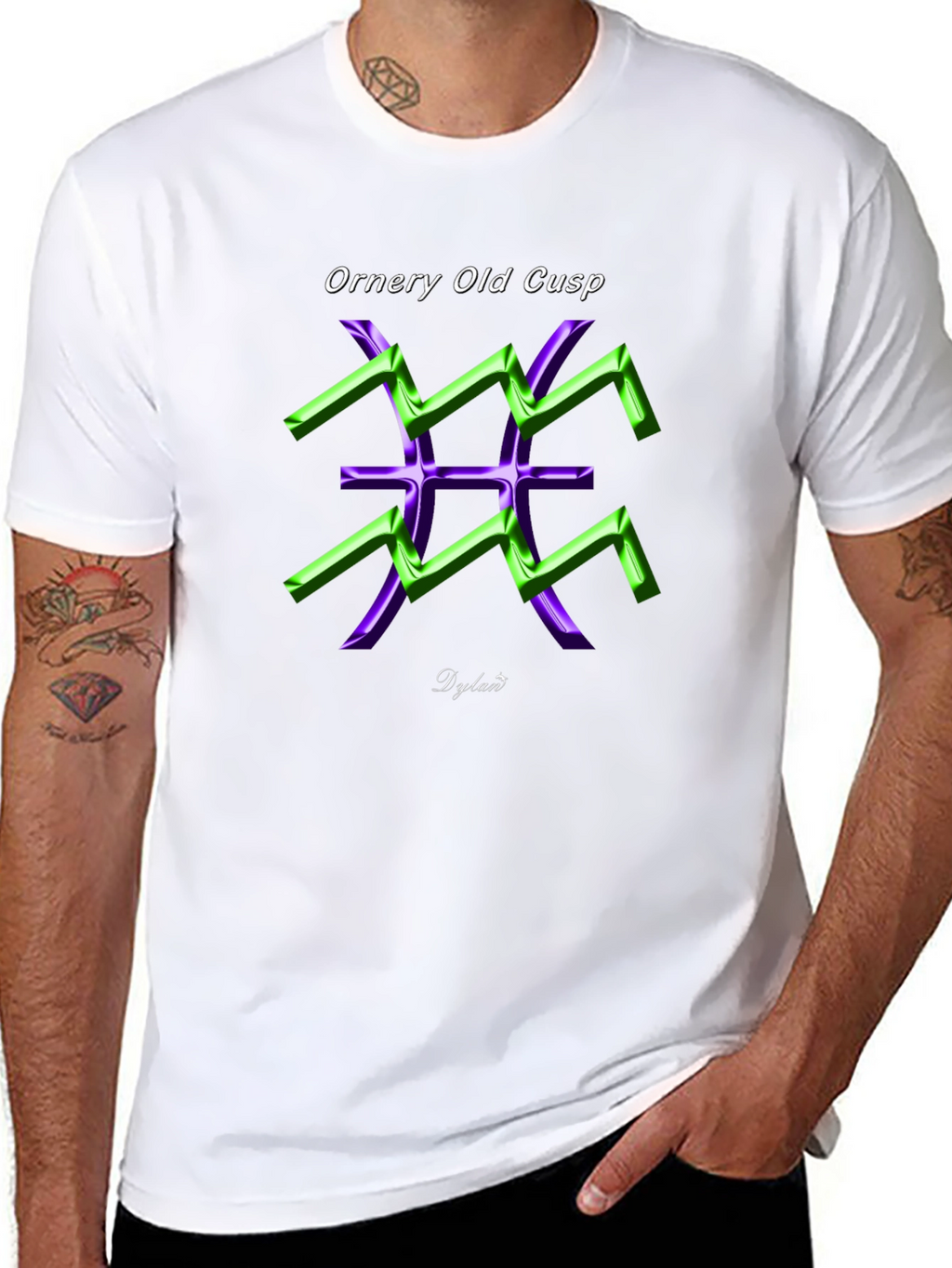 Ornery Old Cusp Tee - Unique Graphic Design