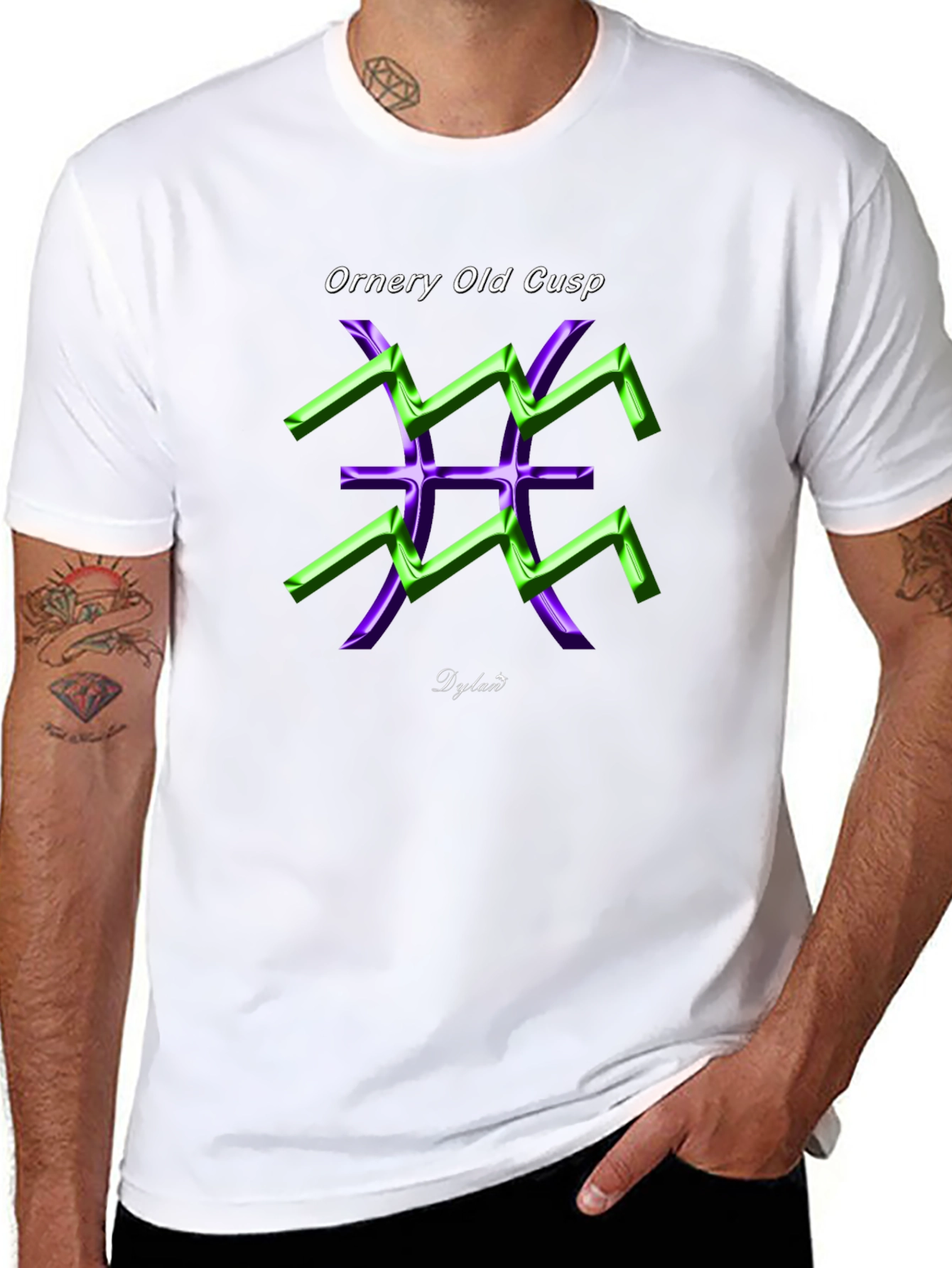 Ornery Old Cusp Tee - Unique Graphic Design