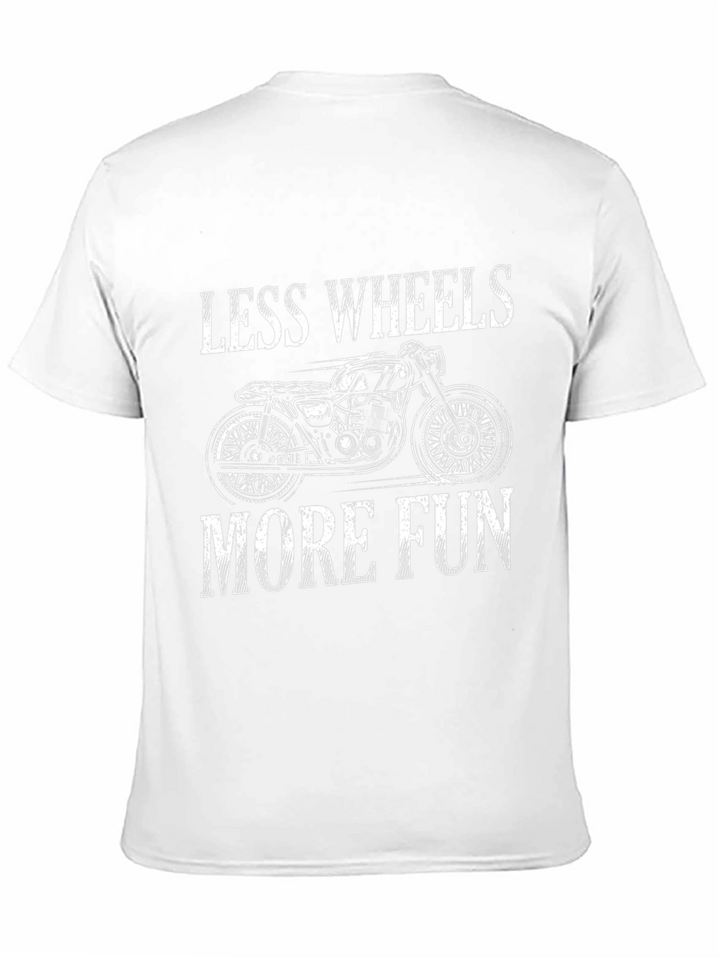 Less Wheels More Fun Black T-Shirt