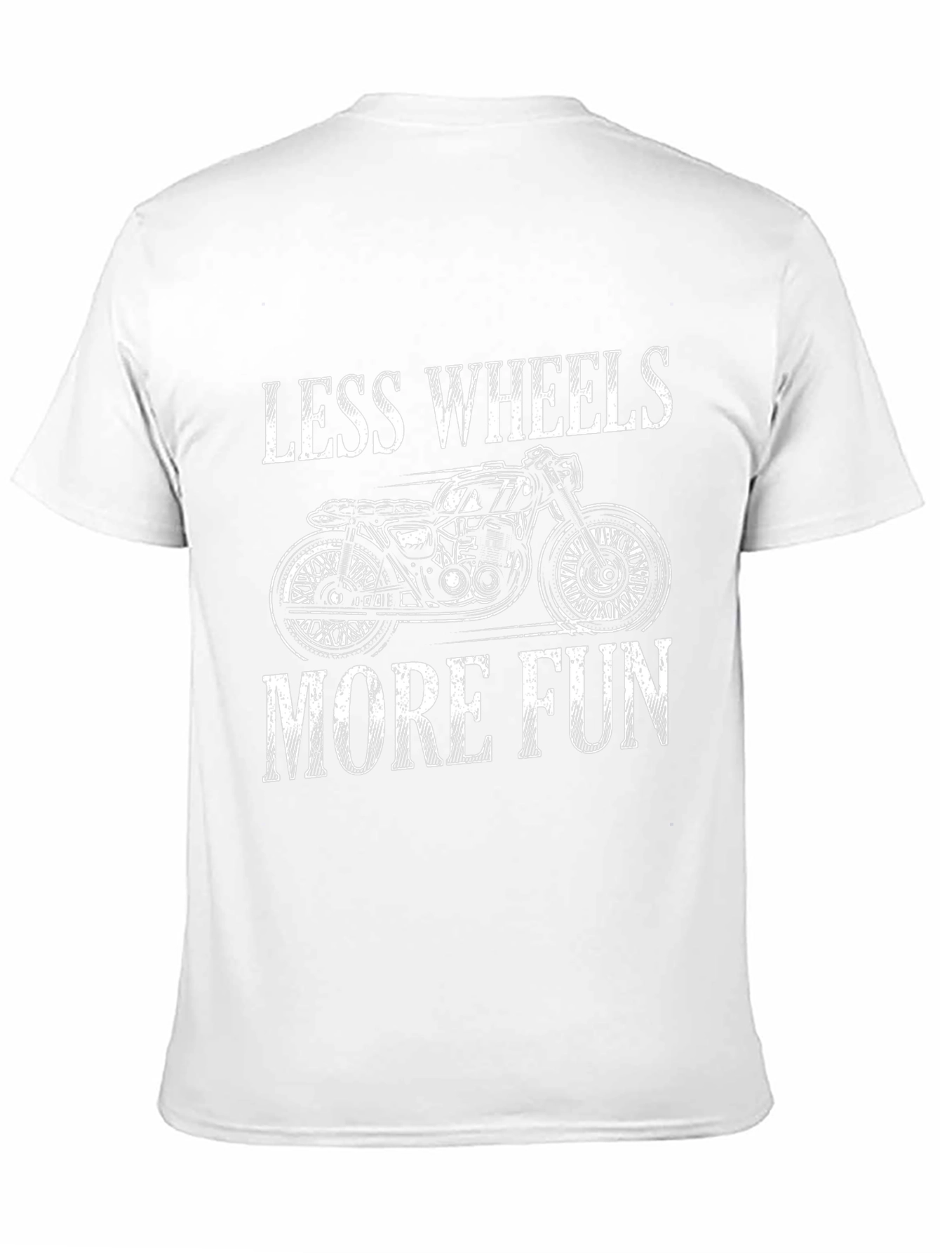 Less Wheels More Fun Black T-Shirt