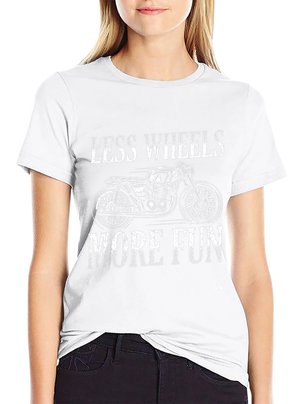 Less Wheels More Fun Black T-Shirt